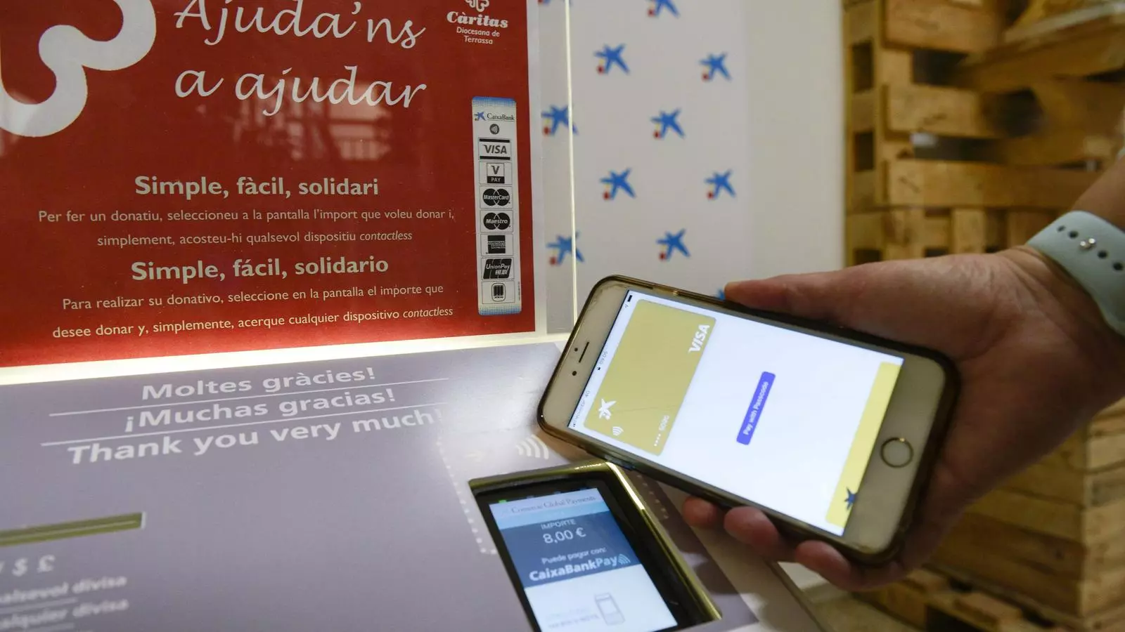 Així es realitza el donatiu / CAIXABANK