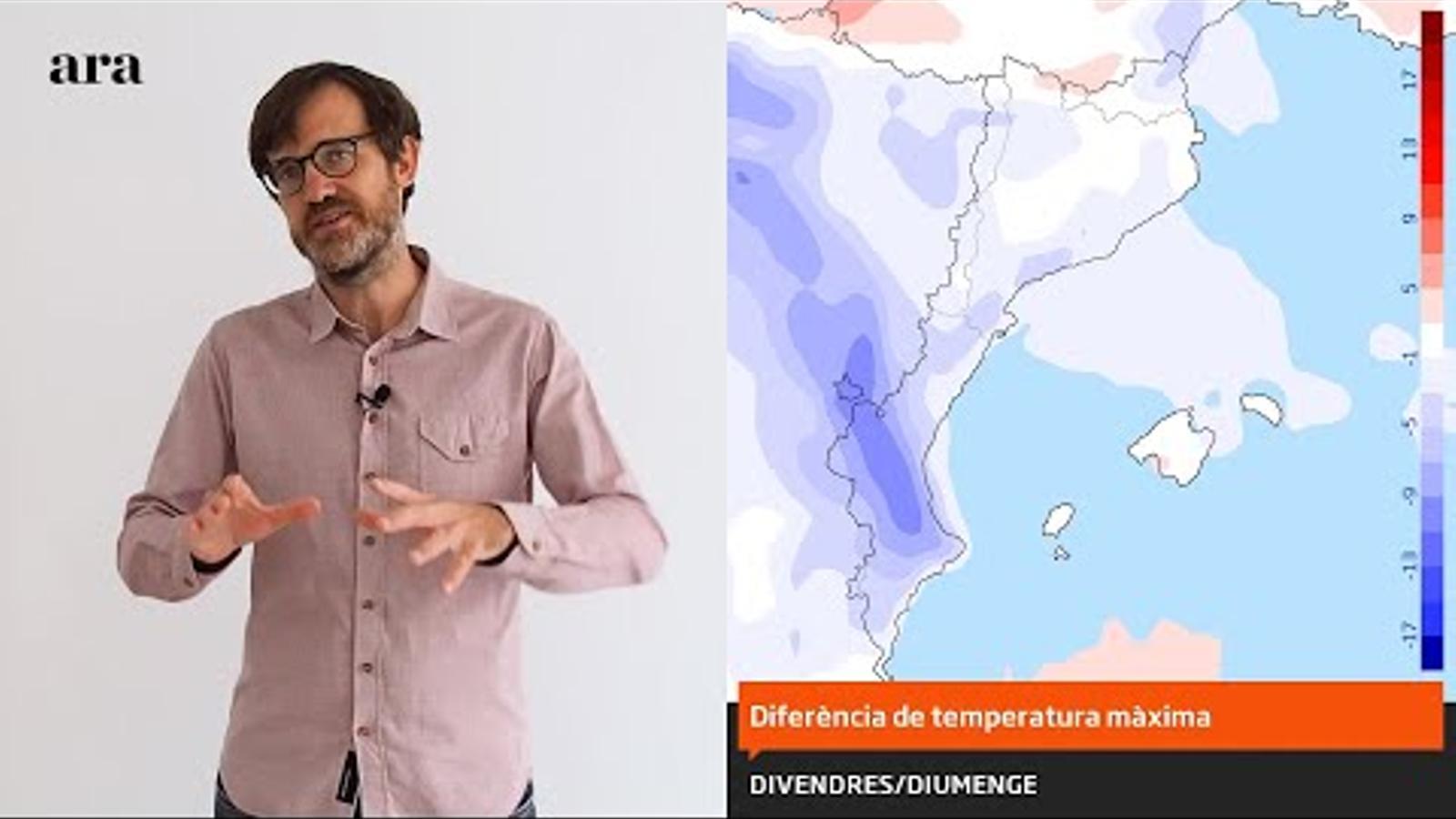 La méteo: ruixats puntuals a la costa i canvis de temperatura