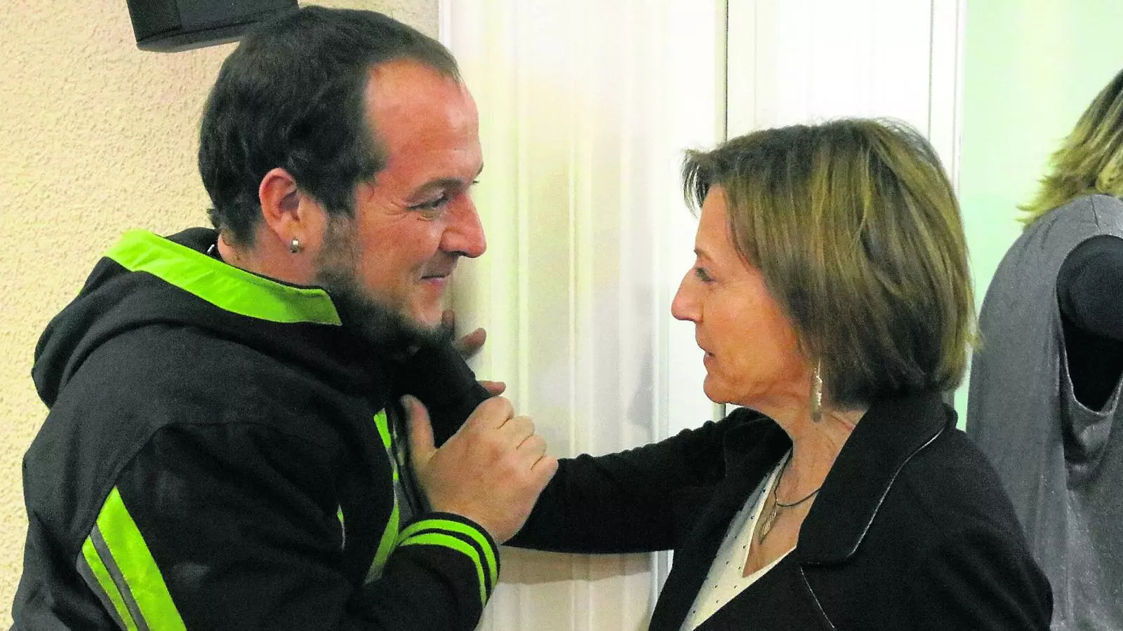 David Fernàndez i Carme Forcadell en una imatge d'arxiu