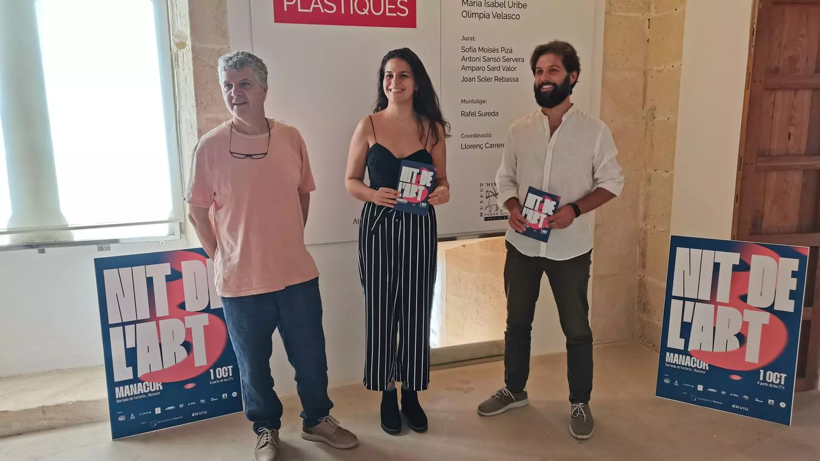Imatge de la presentació de la Nit de l'Art al Museu d'Història de Manacor.