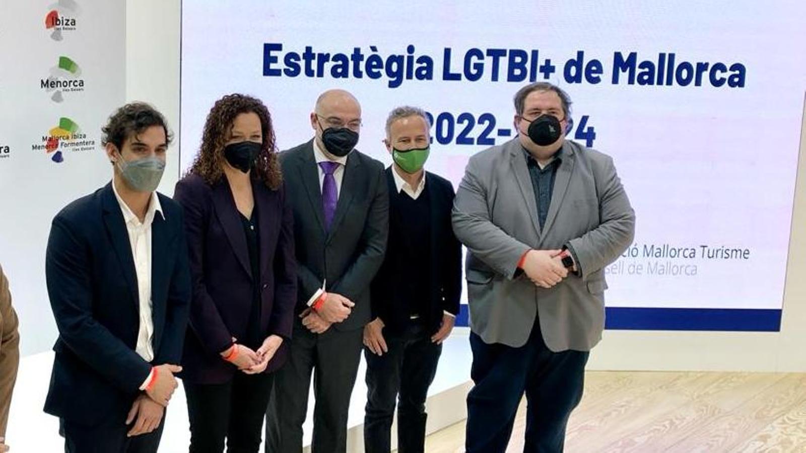 Representants del Consell de Mallorca a Fitur 2022.