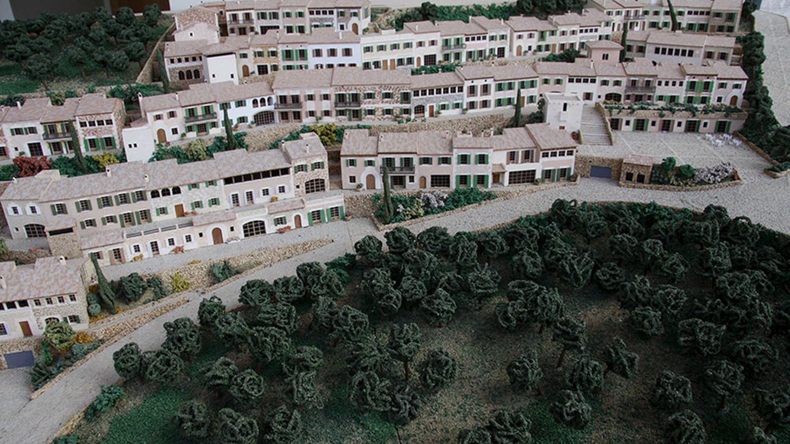 La promoció d'Es Guix preveia fer adossats per a 700 persones.