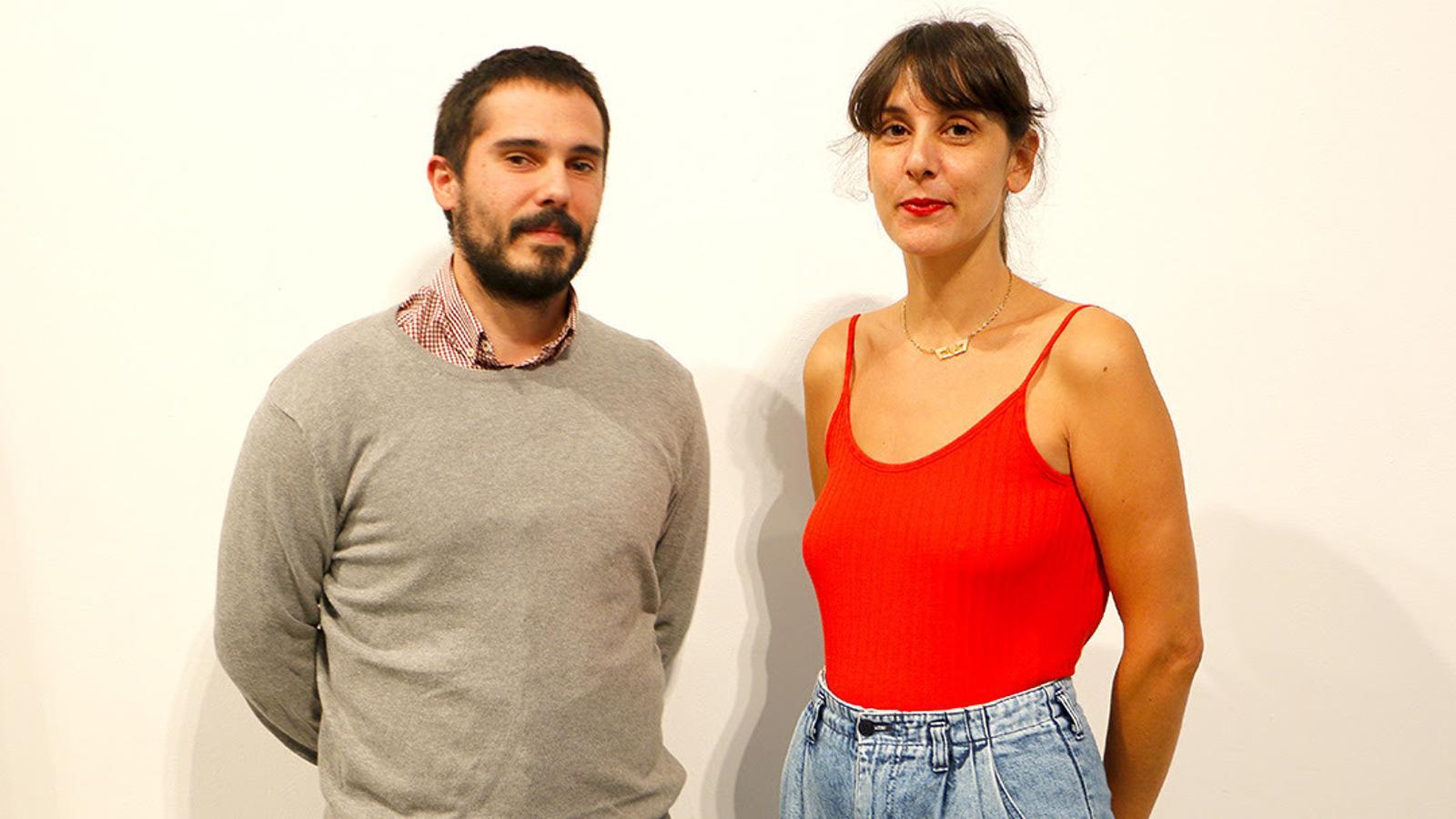 Els dos artistes mallorquins seleccionats per Es Baluard per formar part de 'Arxipèlag Oest', Guillem Portell i Arantxa Boyero.
