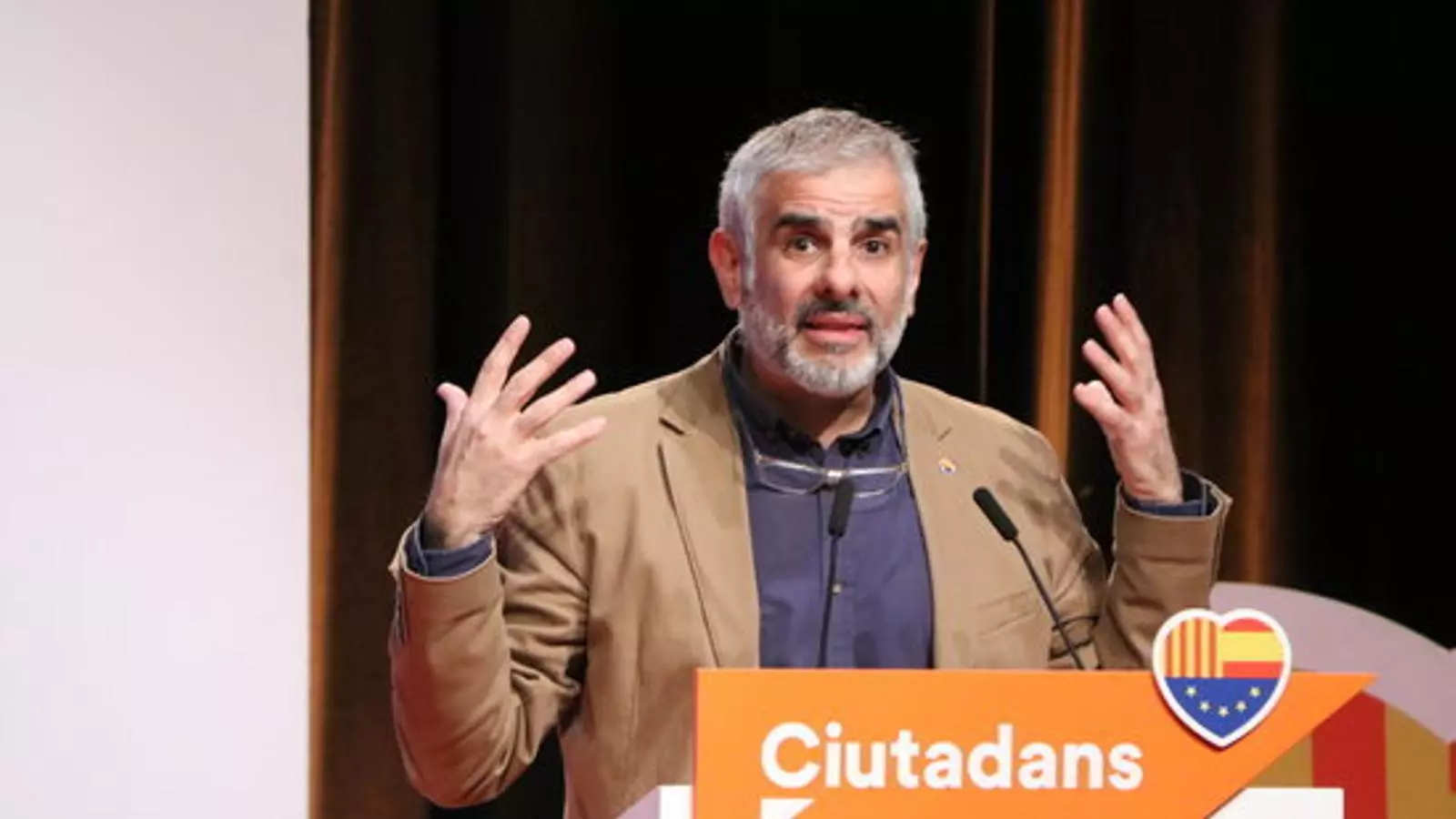 Carlos Carrizosa, ahir a Manresa