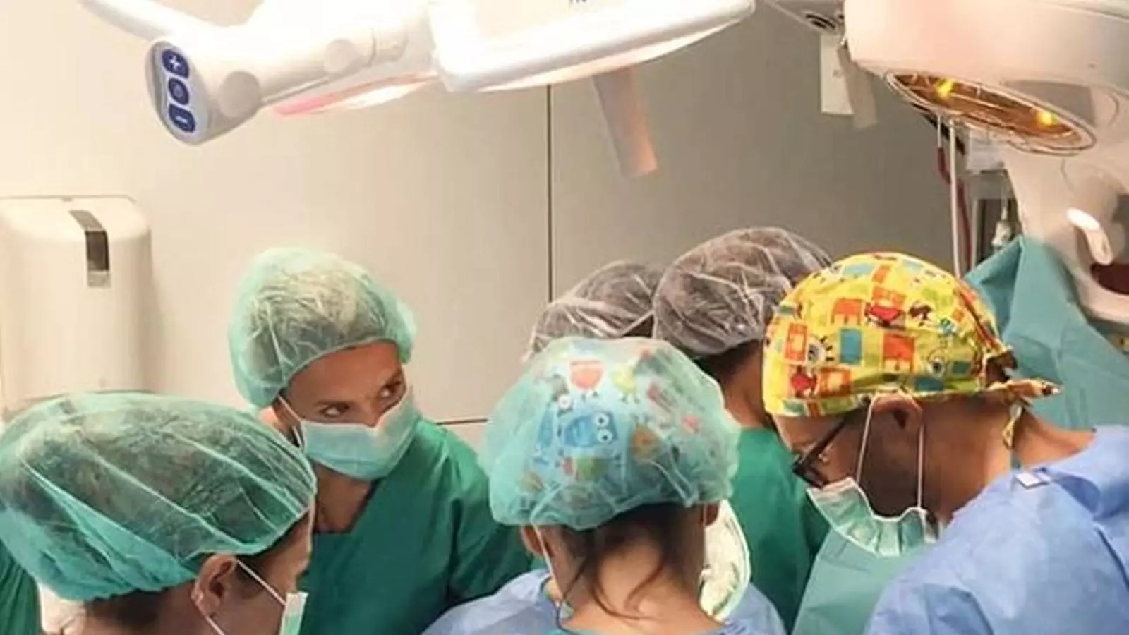 Un moment de la intervenció al Parc Taulí