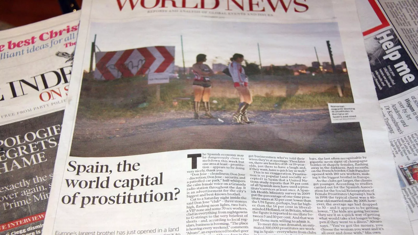 Una imatge de reportatge de 'The Independent'