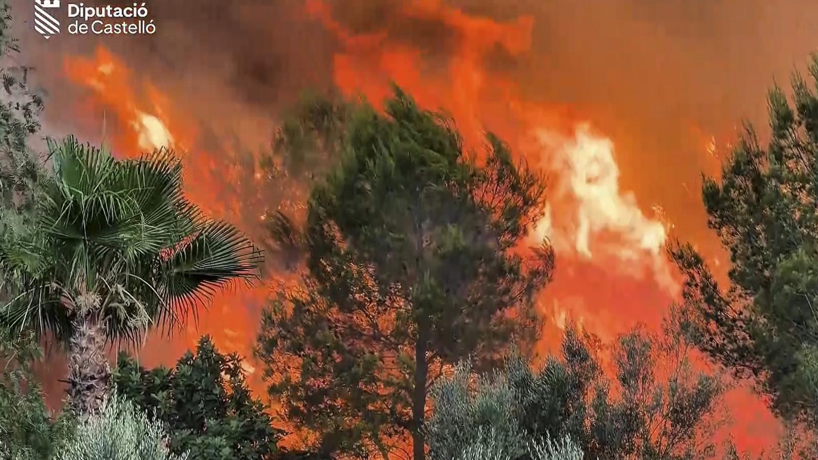 The fire in Soneixa