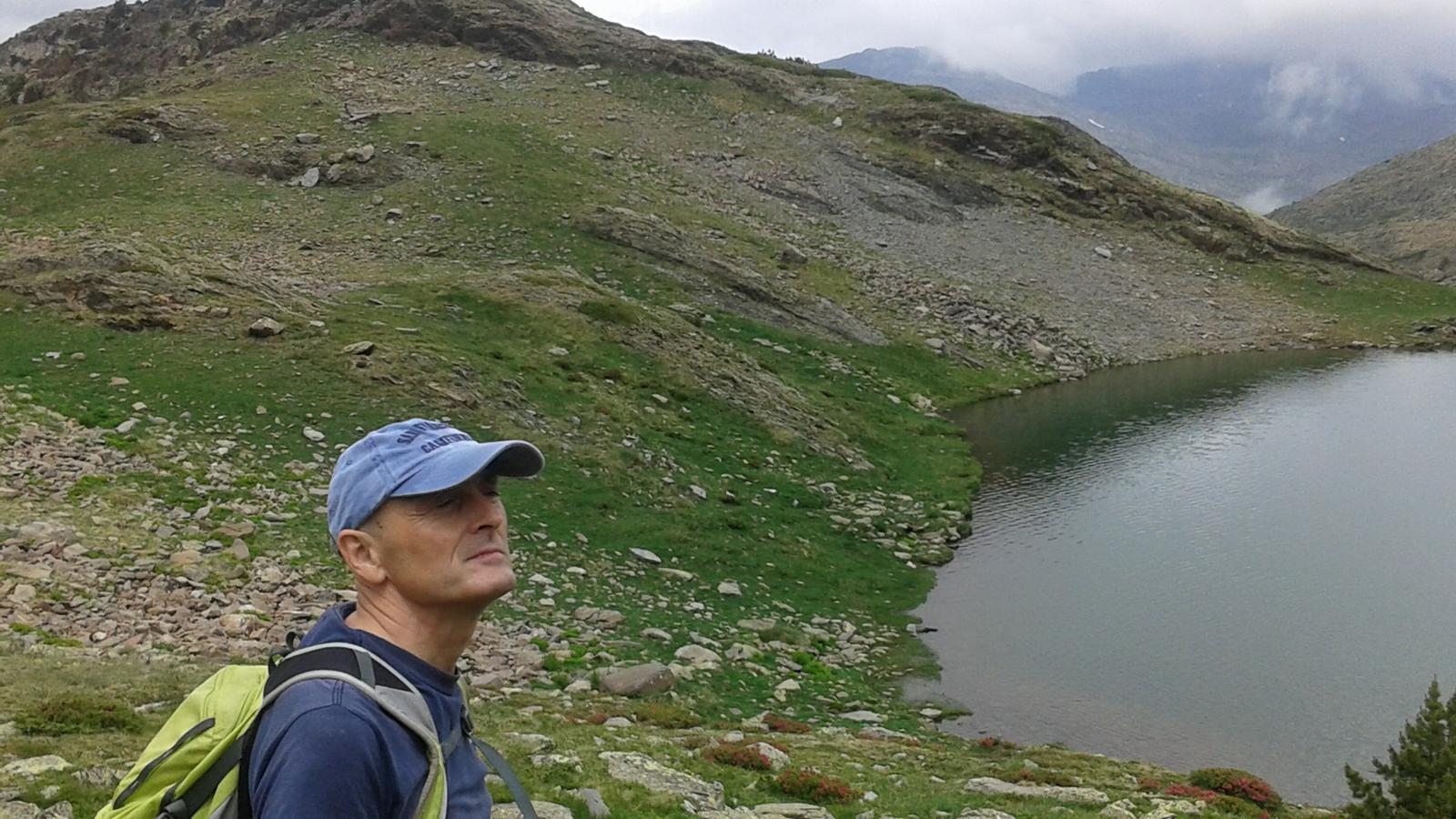 Lluís Torner in the lakes of Carlit