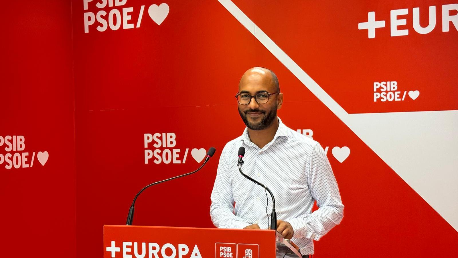 El diputado del PSIB, Omar Lamin.