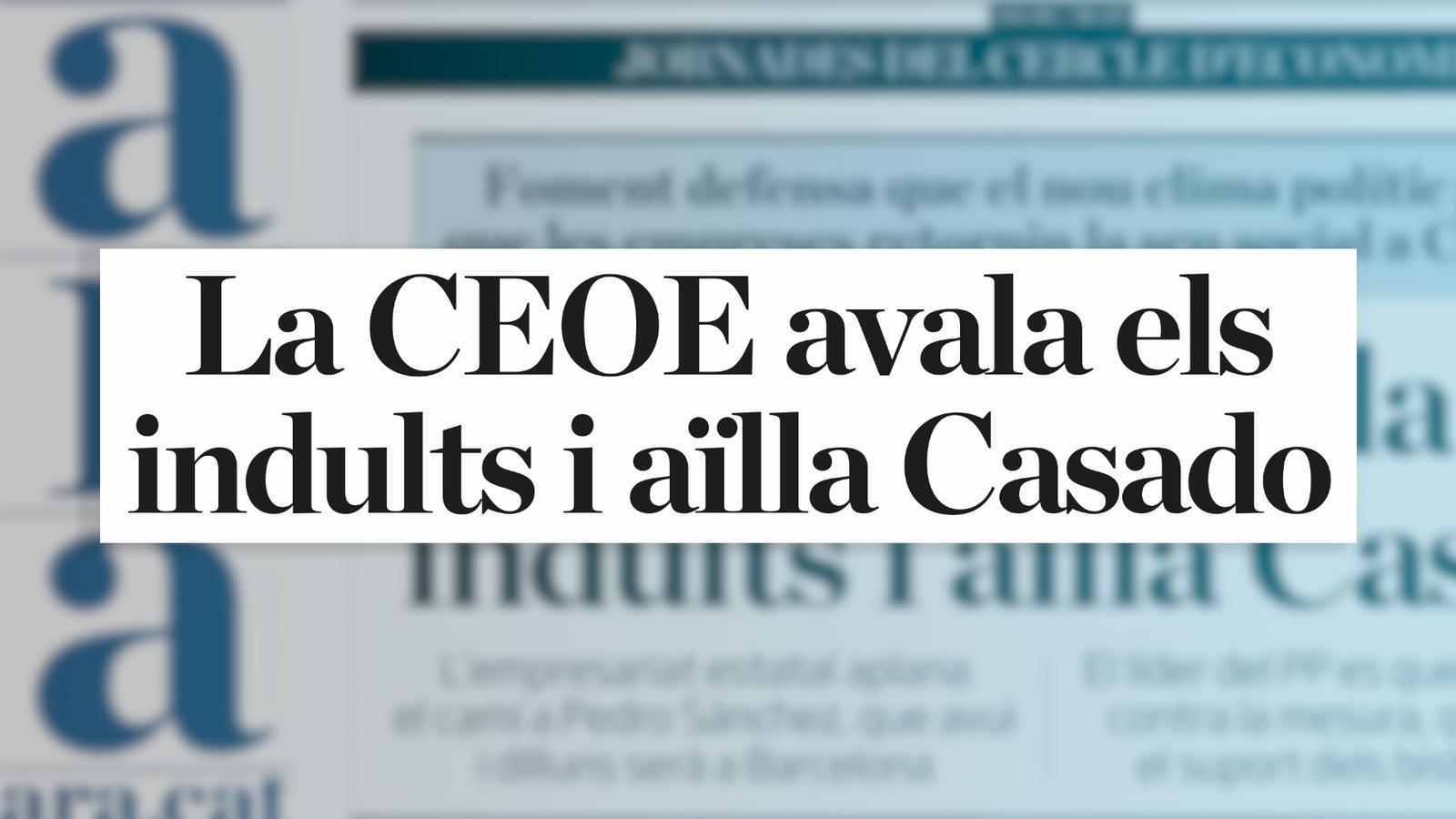L'anàlisi d'Antoni Bassas: 'Quan els bisbes i la patronal hi estan a favor'