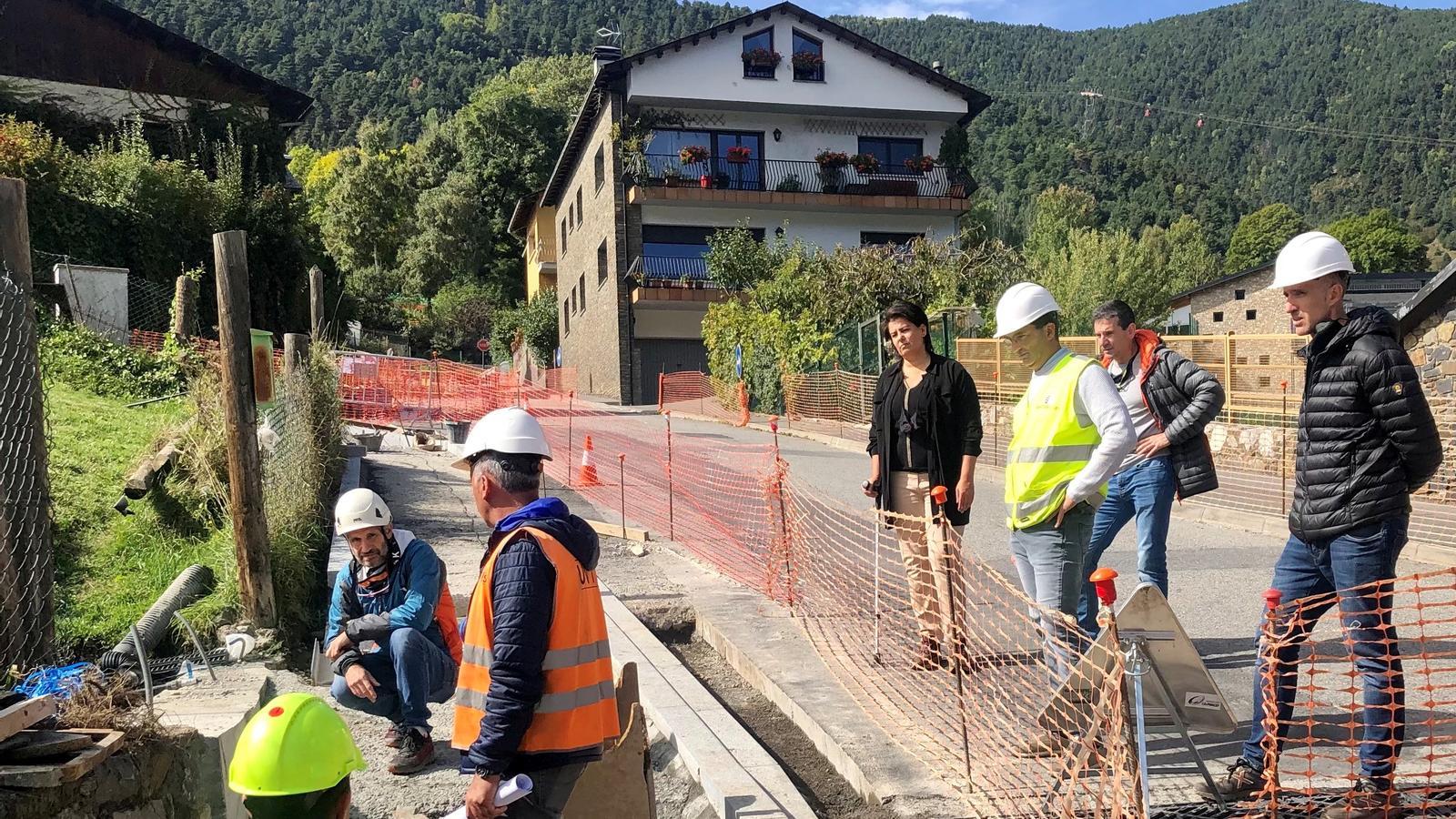 Visita institucional a les obres, aquest dimecres.