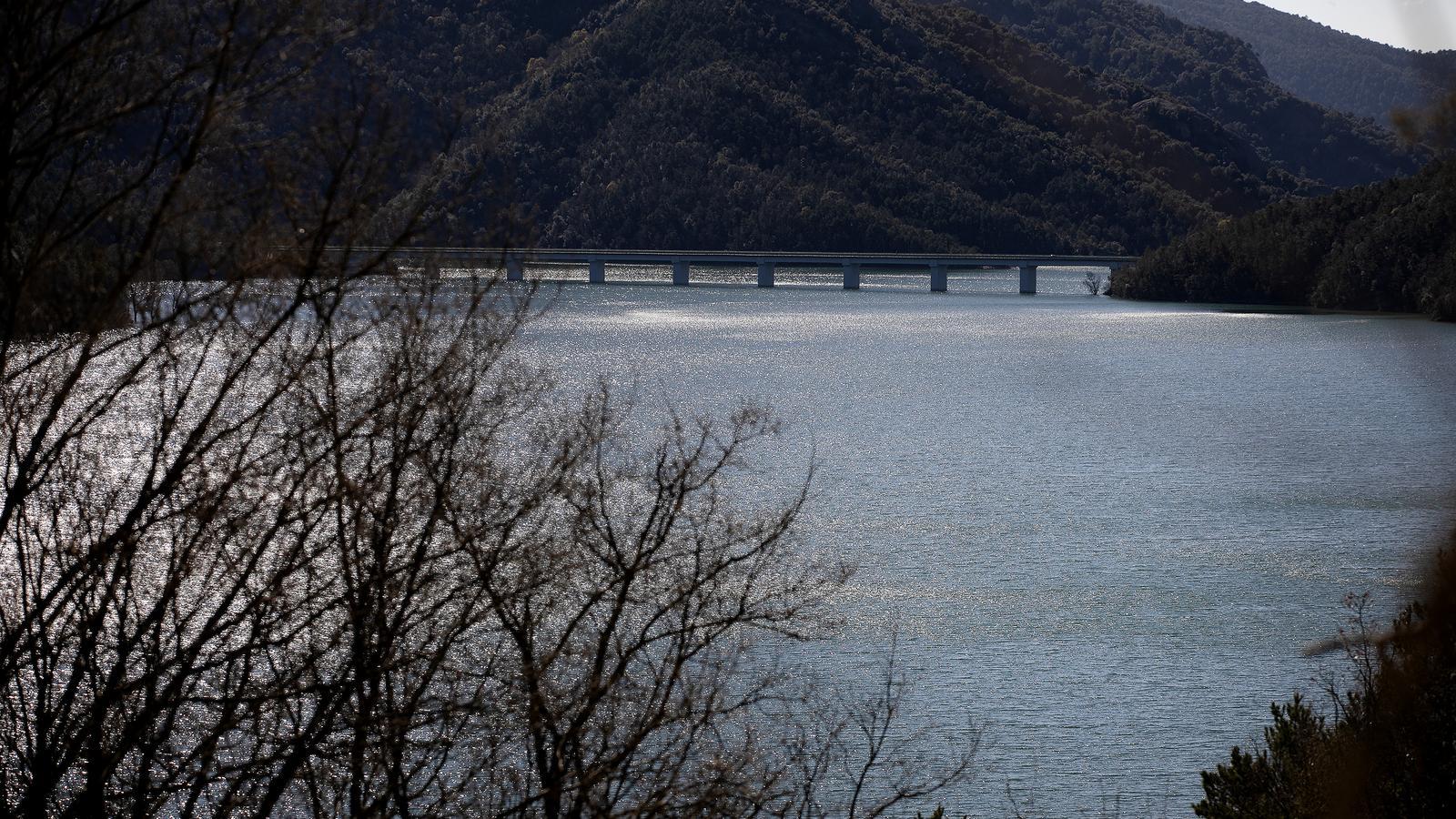 El embalse del pantano de la Baells en una imagen de archivo.