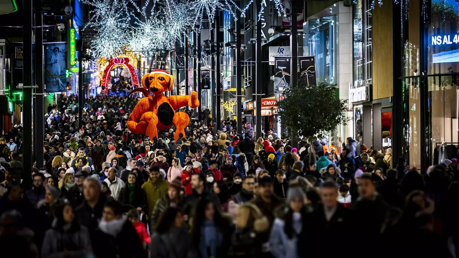 L'espectacle itinerant d'Andorra la Vella.