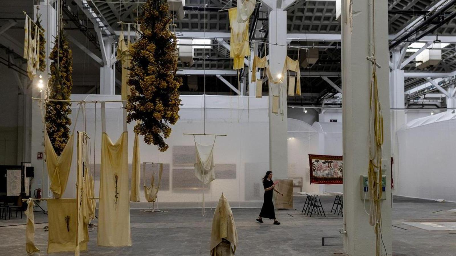 The exhibition 'Fabulous Landscapes', at the Palau Victoria Eugenia in Barcelona.