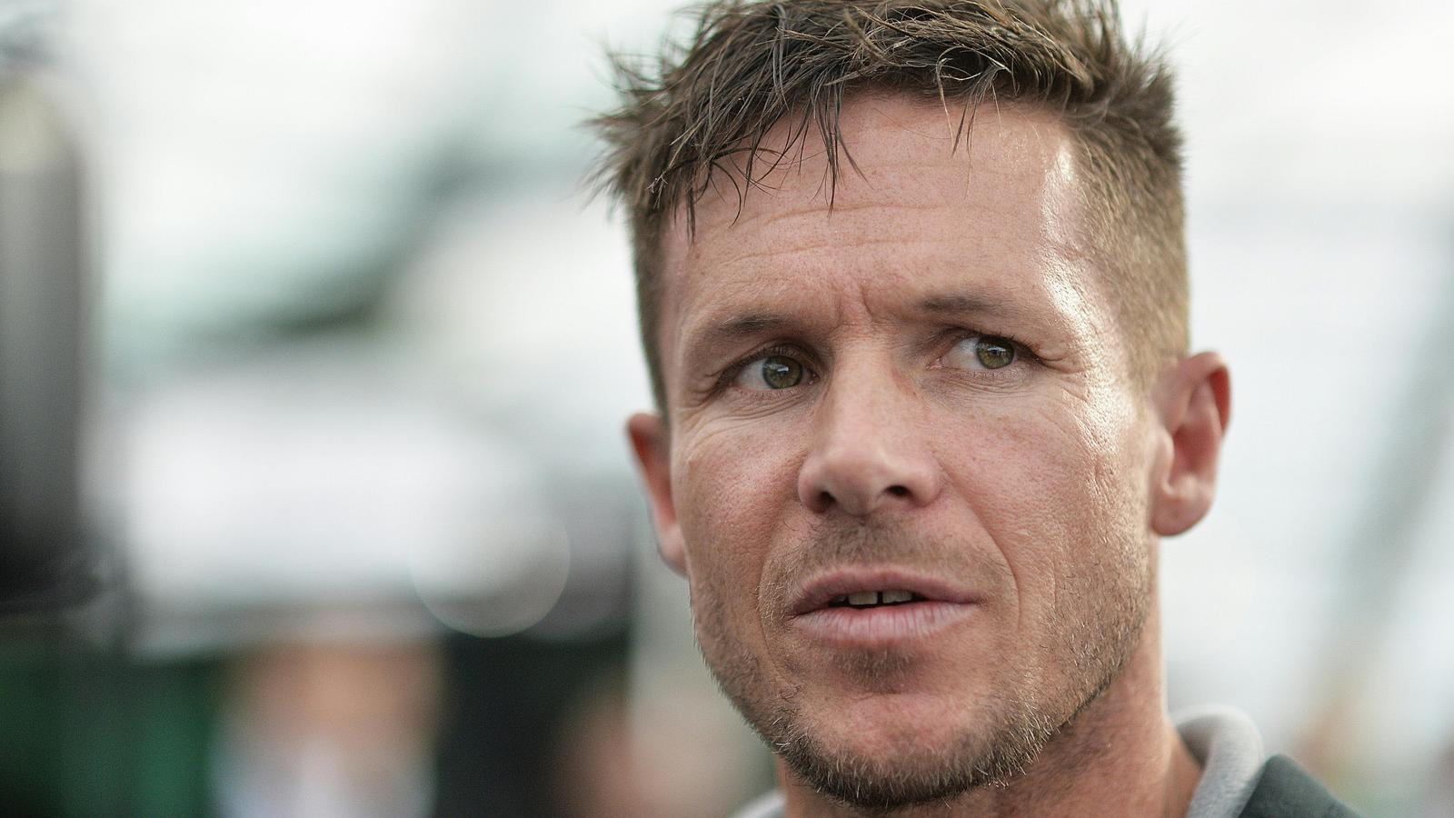 Austrian Felix Baumgartner, in a 2013 image, one year after his jump from the stratosphere