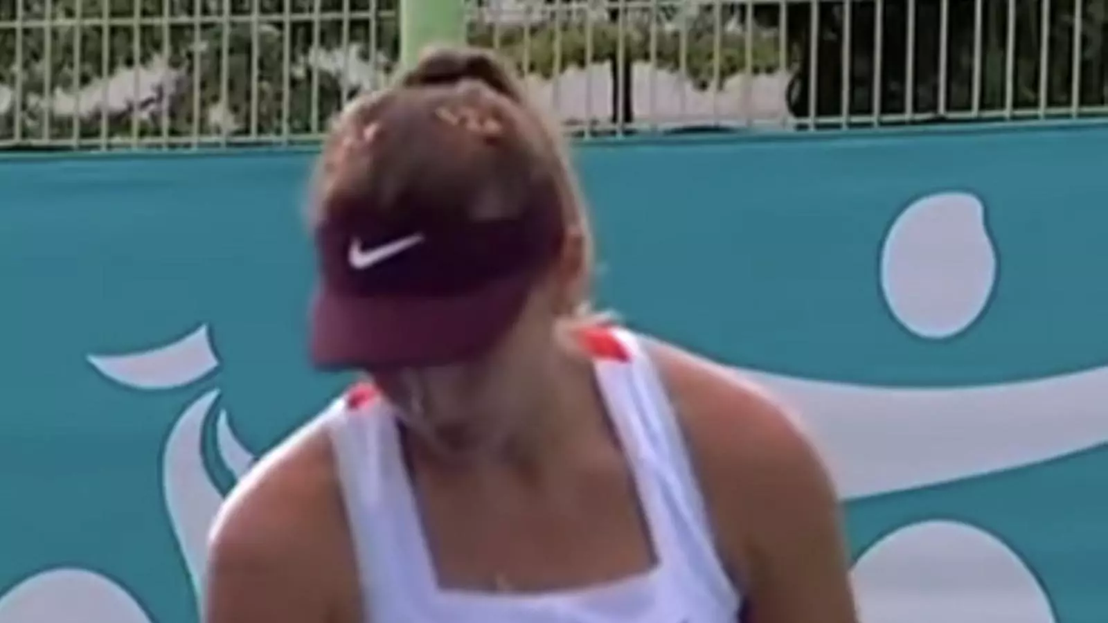 Vicky Jiménez durant el partit.