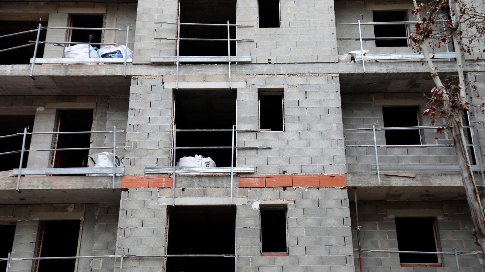 Construcció d'habitatges a Palma.