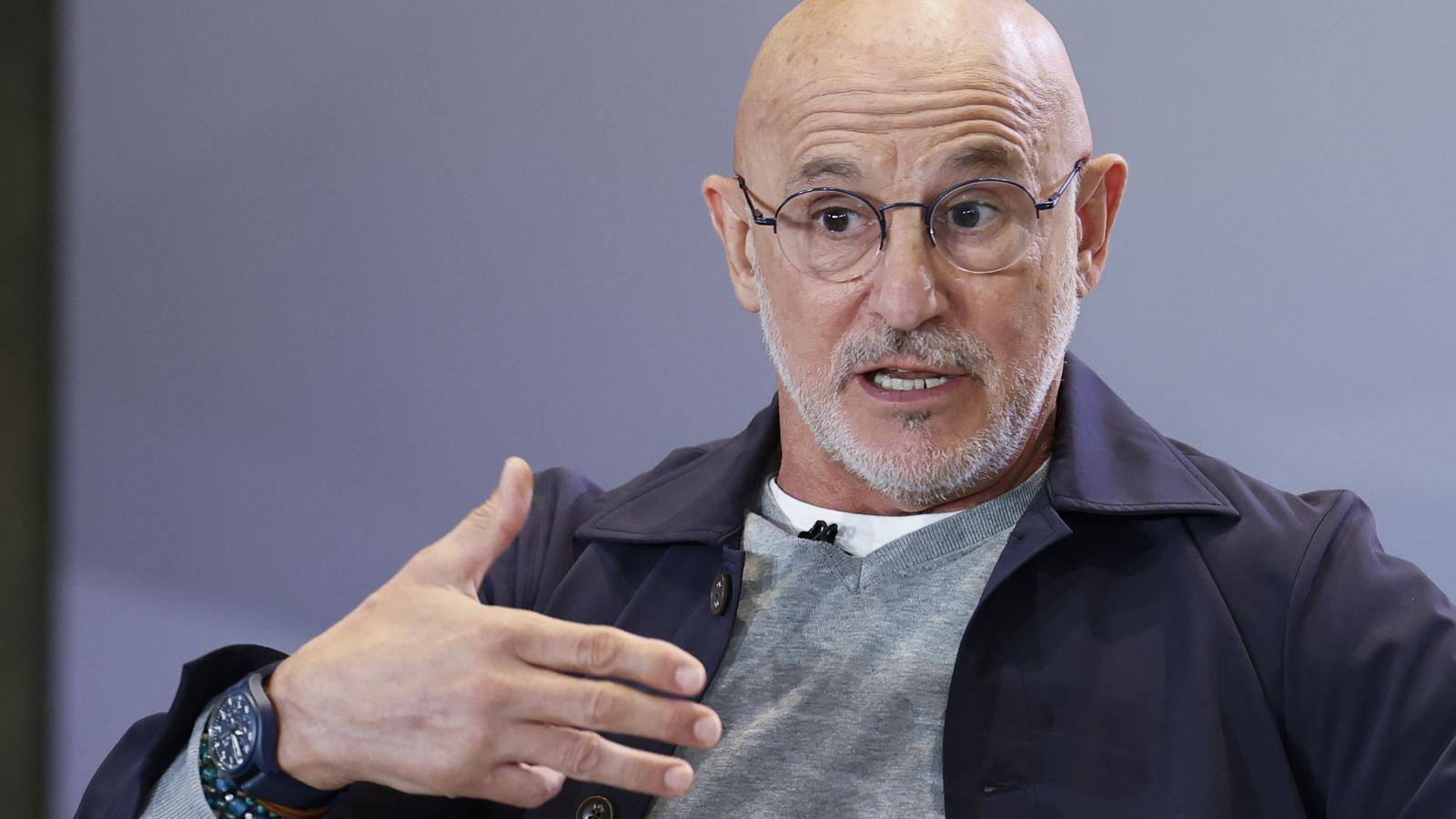 Luis de la Fuente, Spain's coach, in a recent image