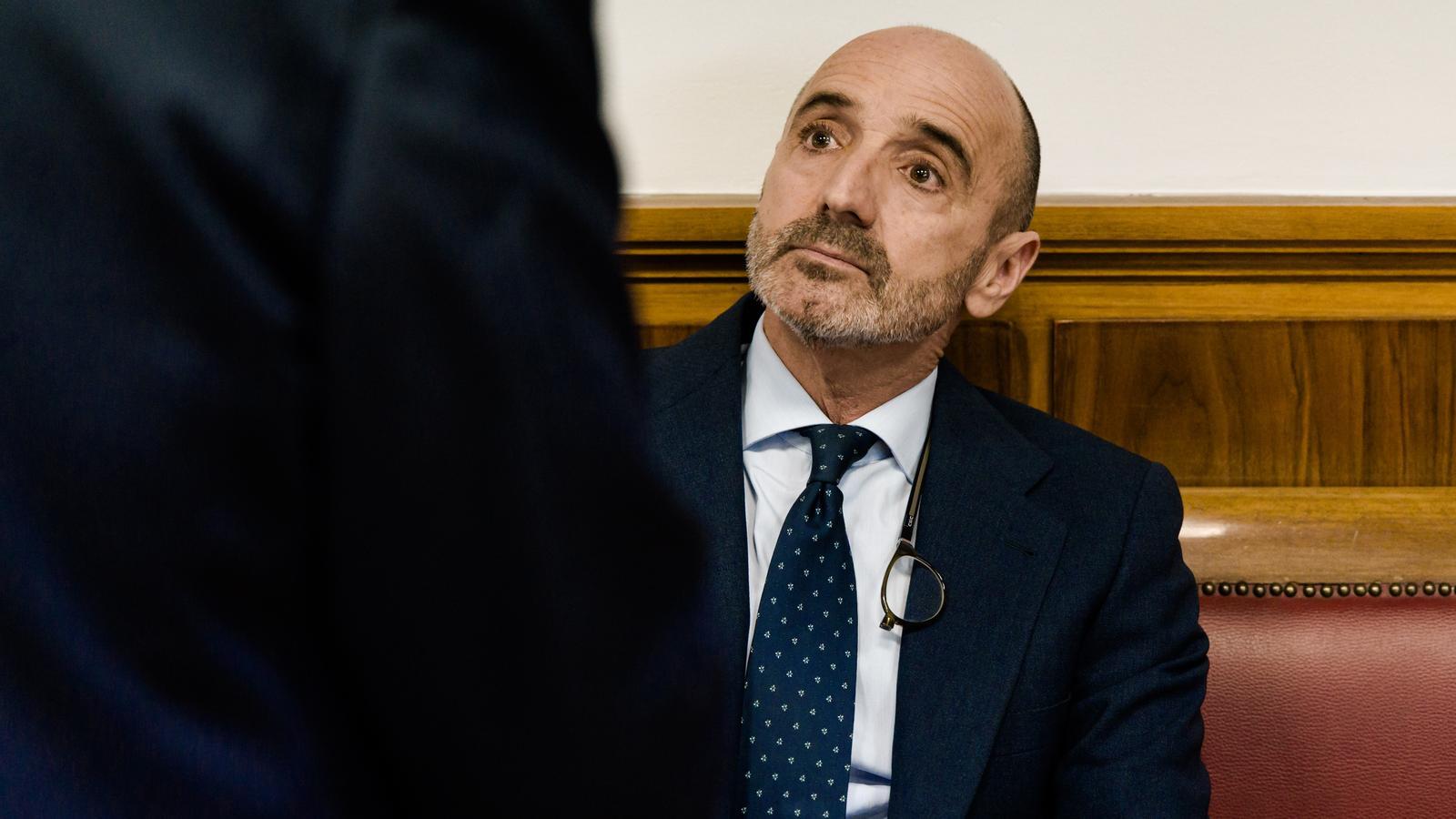 Julio Martínez Martínez comparece en la comisión de investigación del Senado sobre el caso Koldo el 9 de abril del 2026