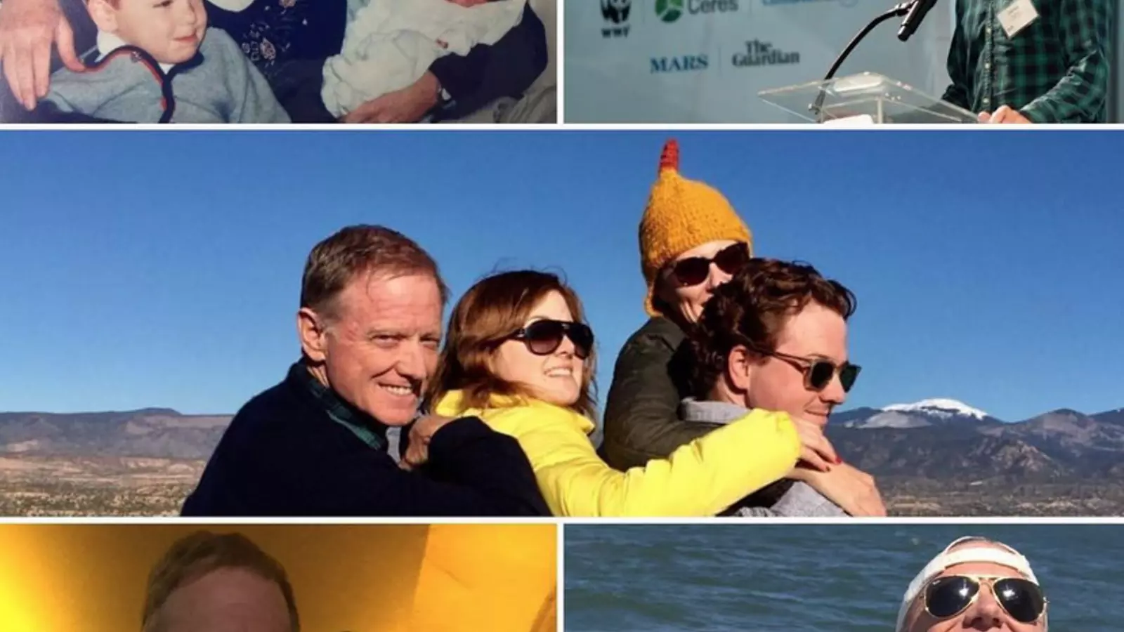 James Redford i la seva família