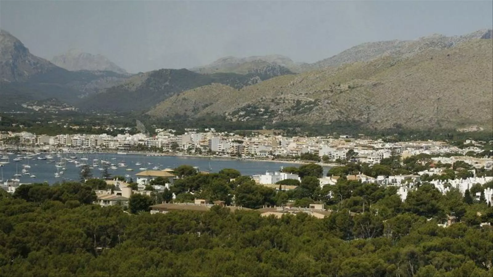 Vista general de la badia de Pollença.