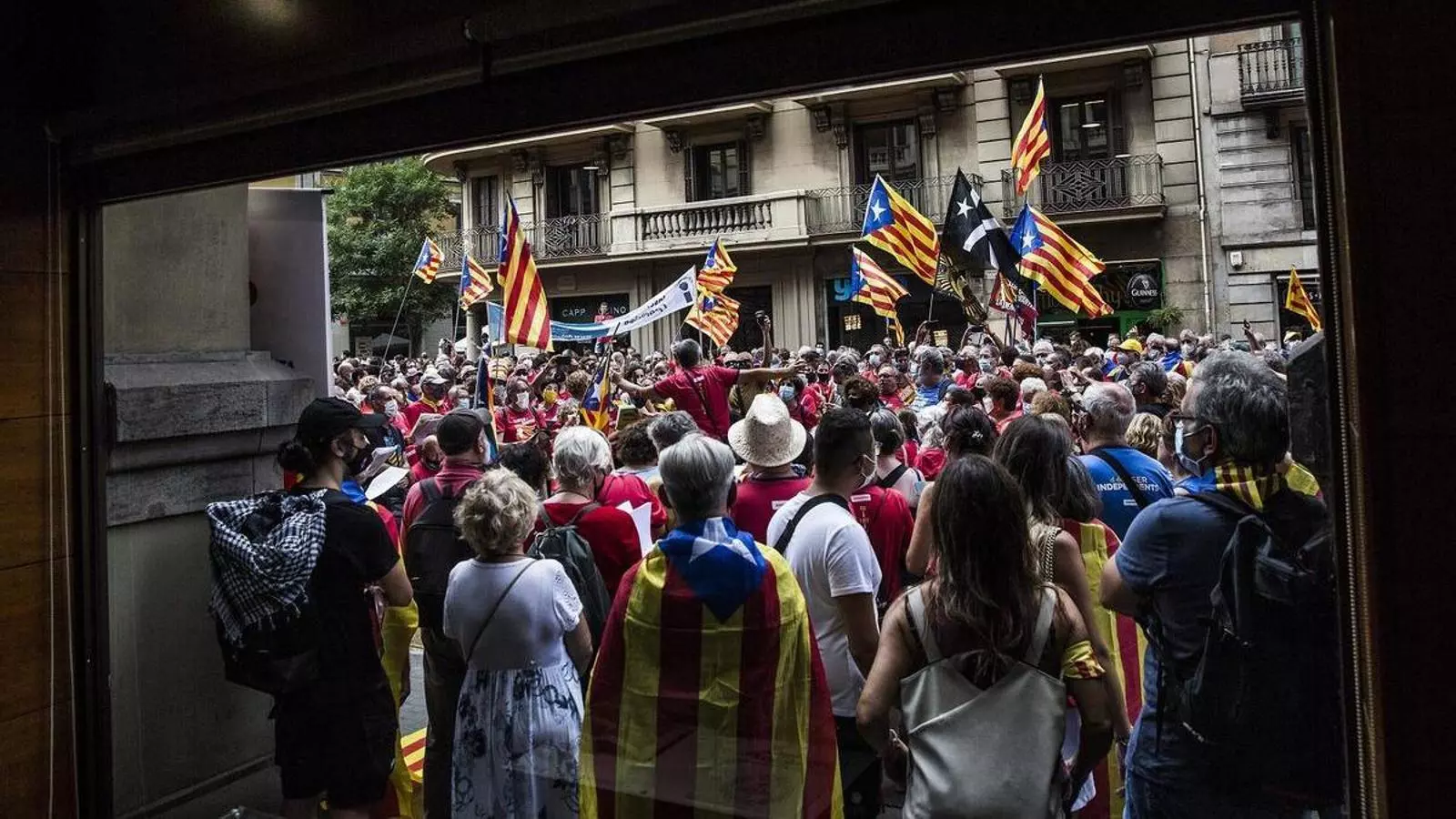 Manifestació de la Diada del 11 de septiembre del 2021