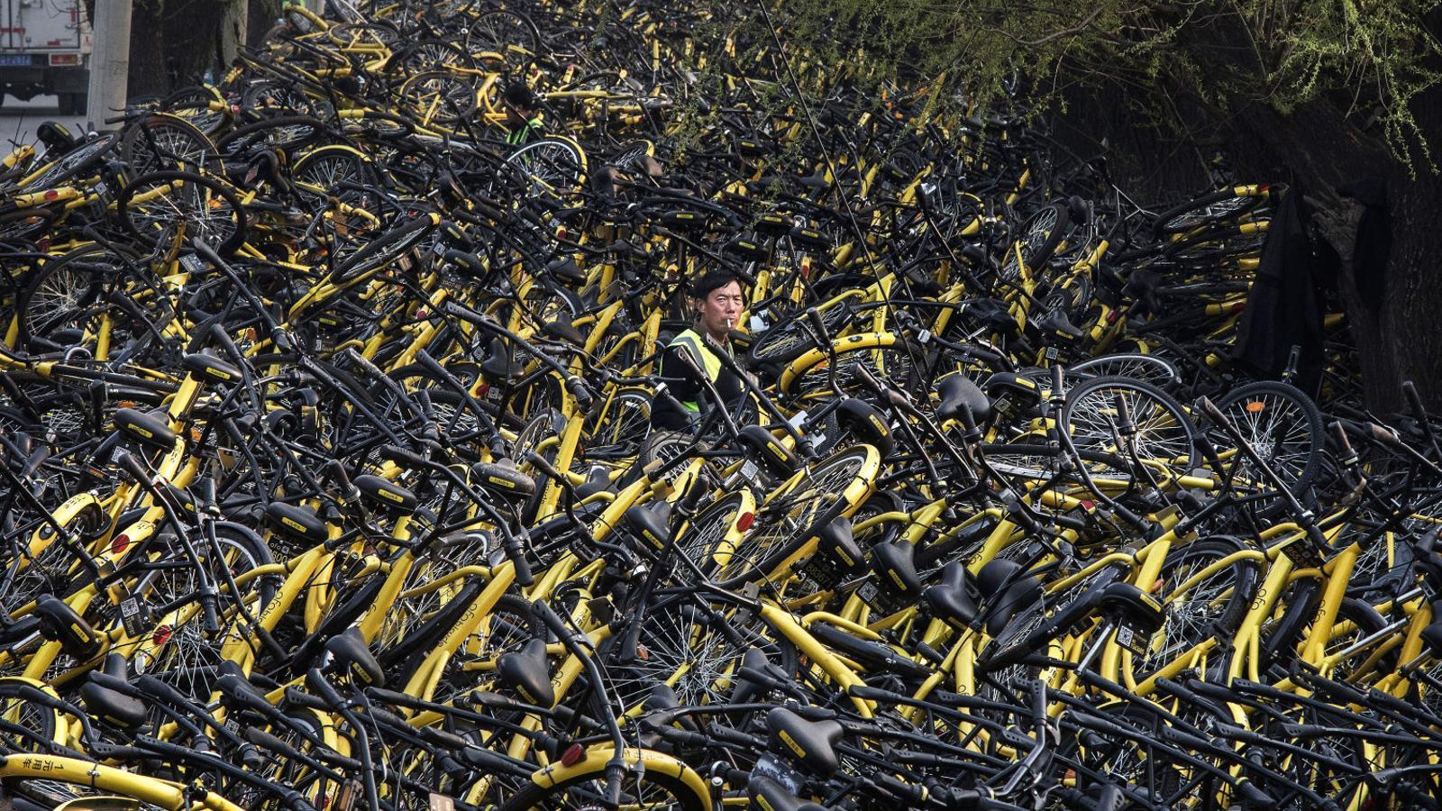 ‘Bike sharing’: arriba el malson que arrasa la Xina