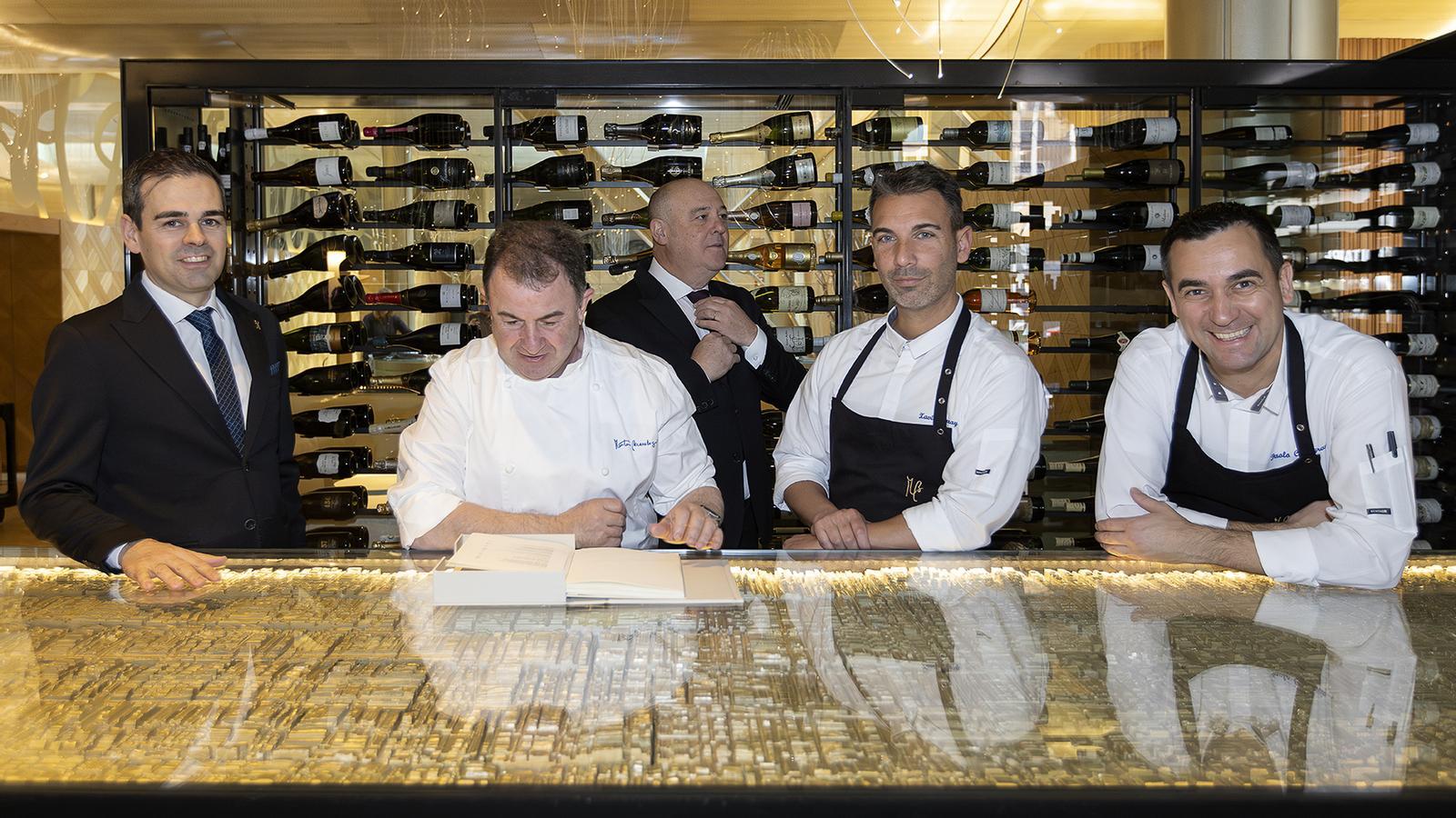Antonio Coelho, Martín Berasategui, Joan Carles Ibáñez, Xavi Donnay and Paolo Casagrande.