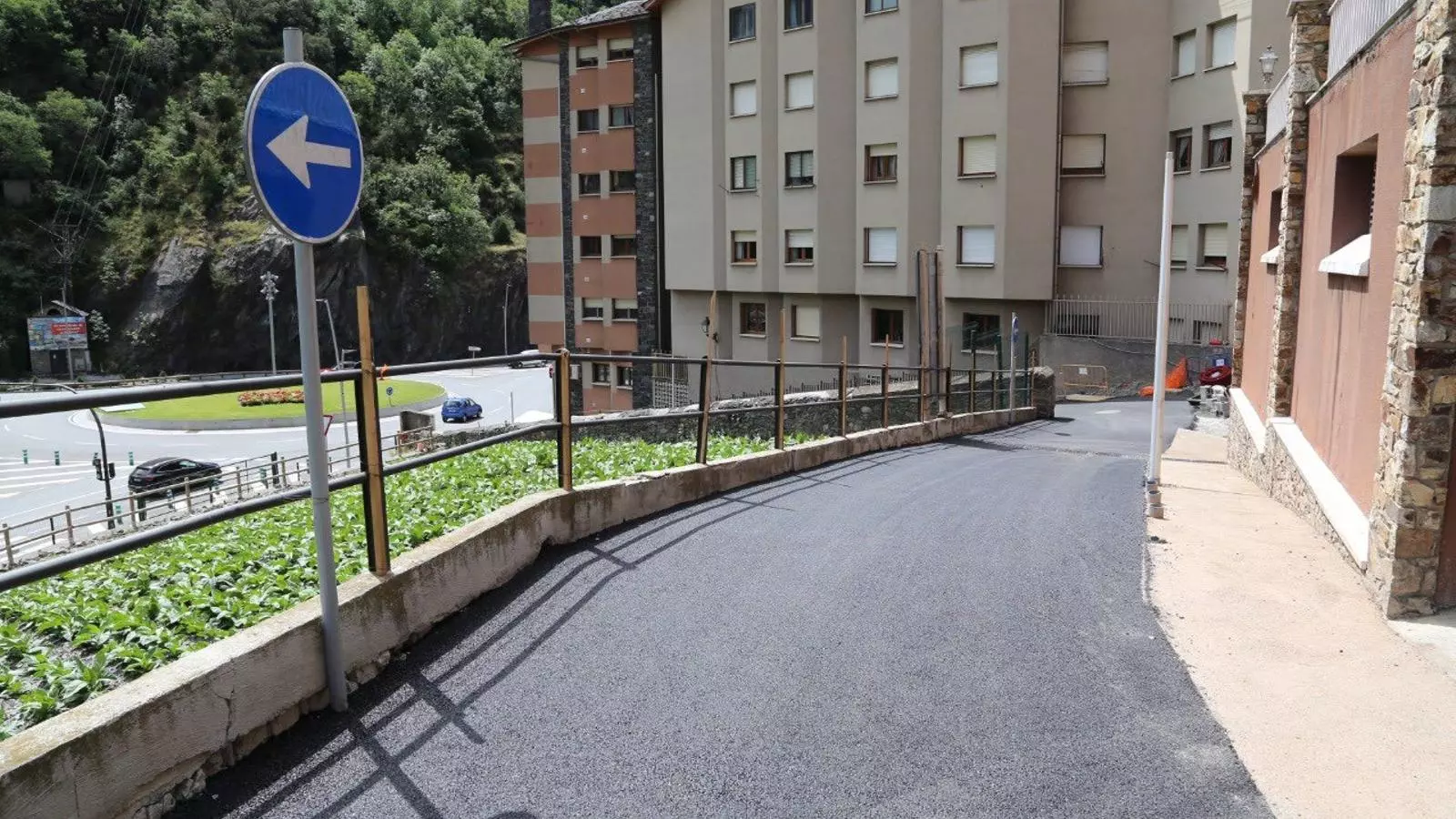 Obres acabades al Pujador dels Fontanals del Pui.