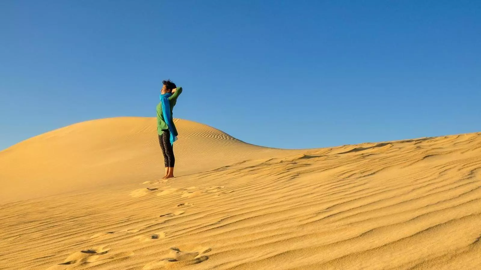 La Laura Lazzarino al Sàhara