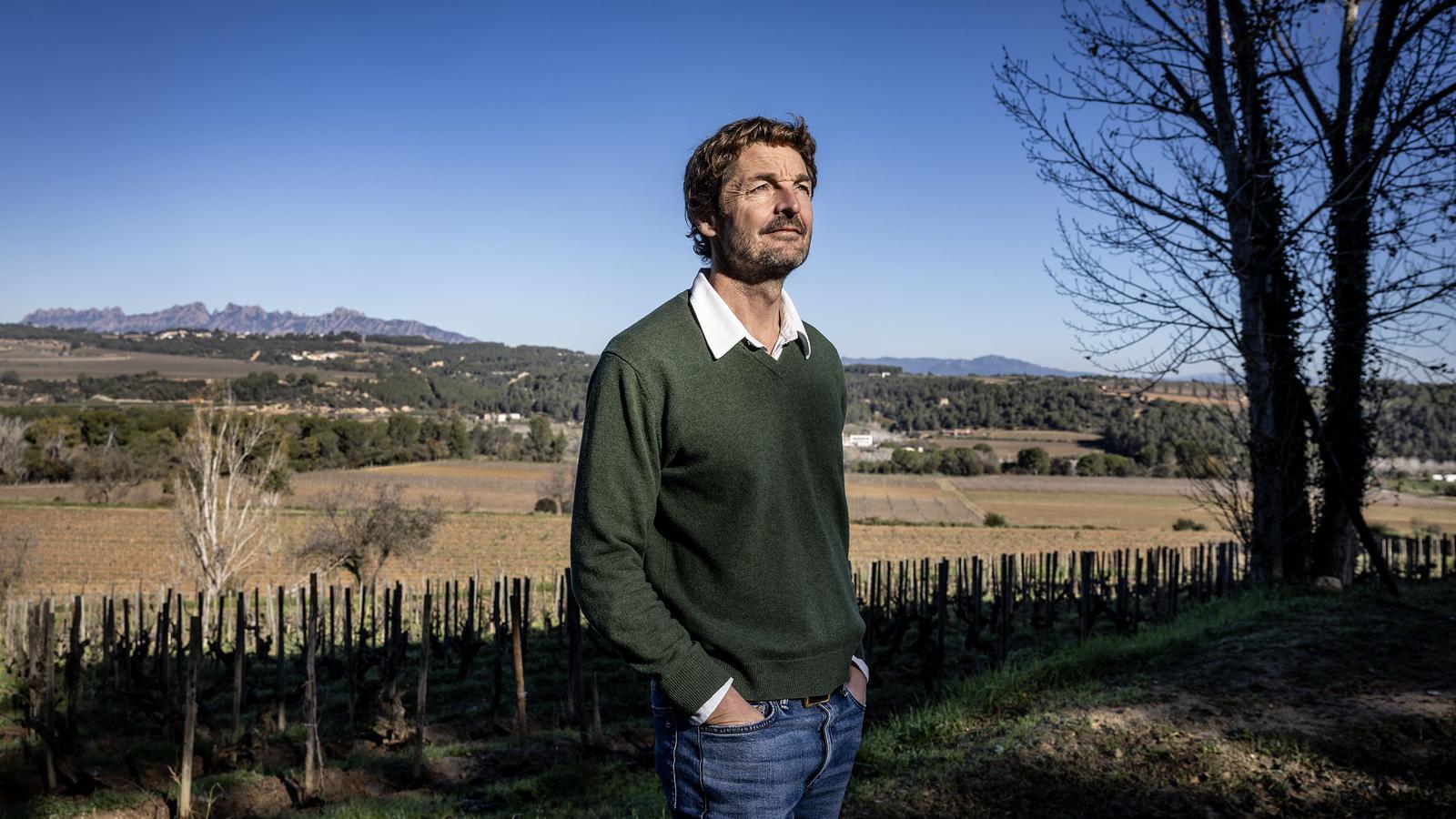 Pepe Raventós, photographed in his Sant Sadurní vineyards last December