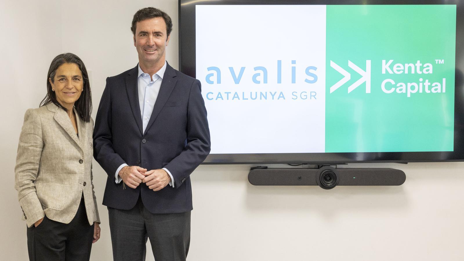 Avalis CEO, Anna Álvarez, and Kenta Capital co-founder, Borja Bertrán.