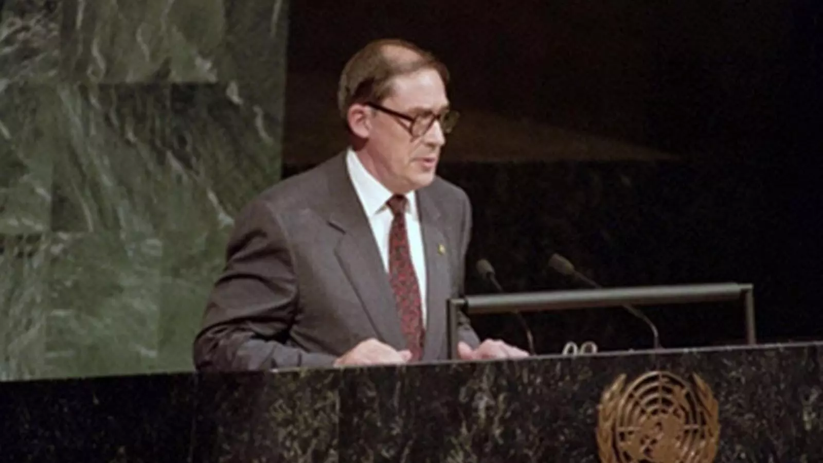 L'excap de Govern, Òscar Ribas, a l'ONU.