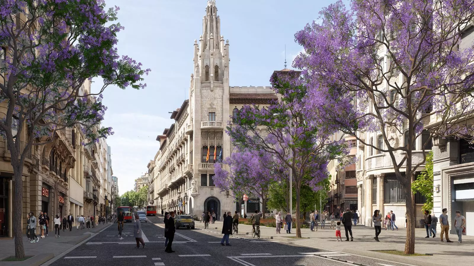 Render Via Laietana.