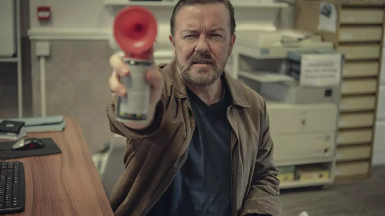 Ricky Gervais a la tercera temporada d''After life'