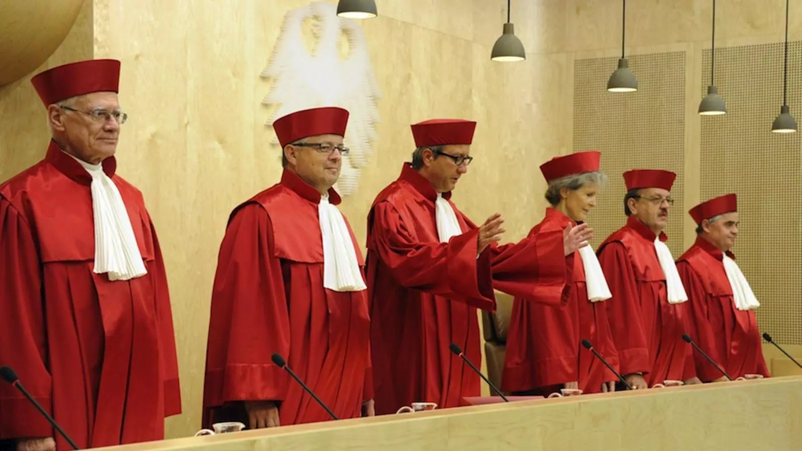 Els jutges del Tribunal Constitucional alemany / EFE