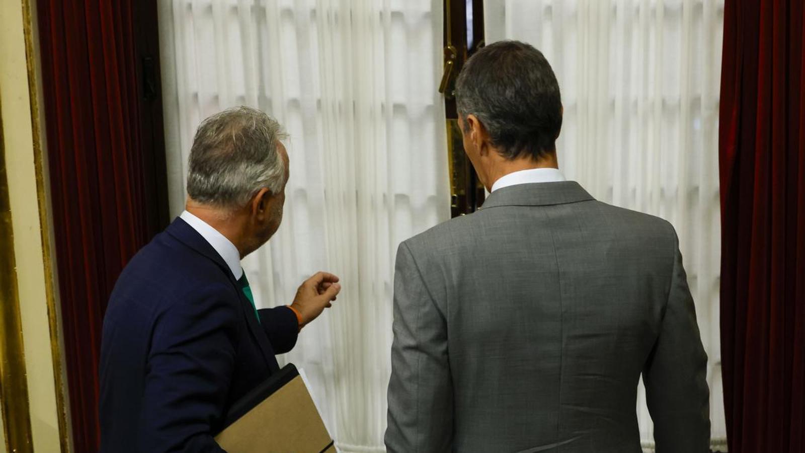 Pedro Sánchez in a recent image at the Congress.