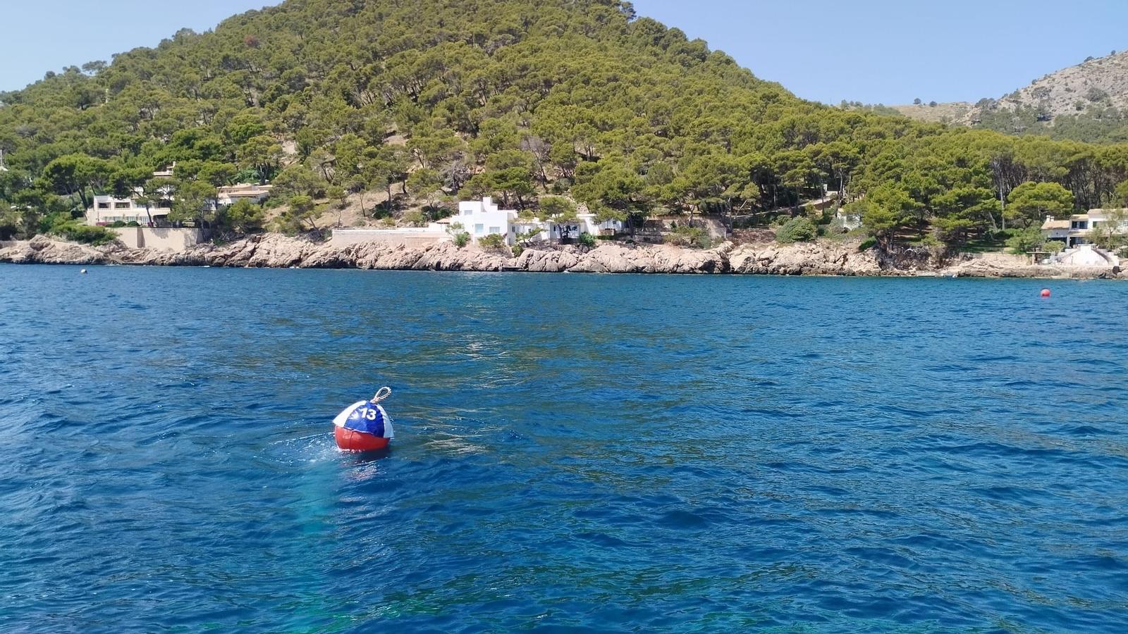 Ein Bojenfeld auf Formentor, Mallorca