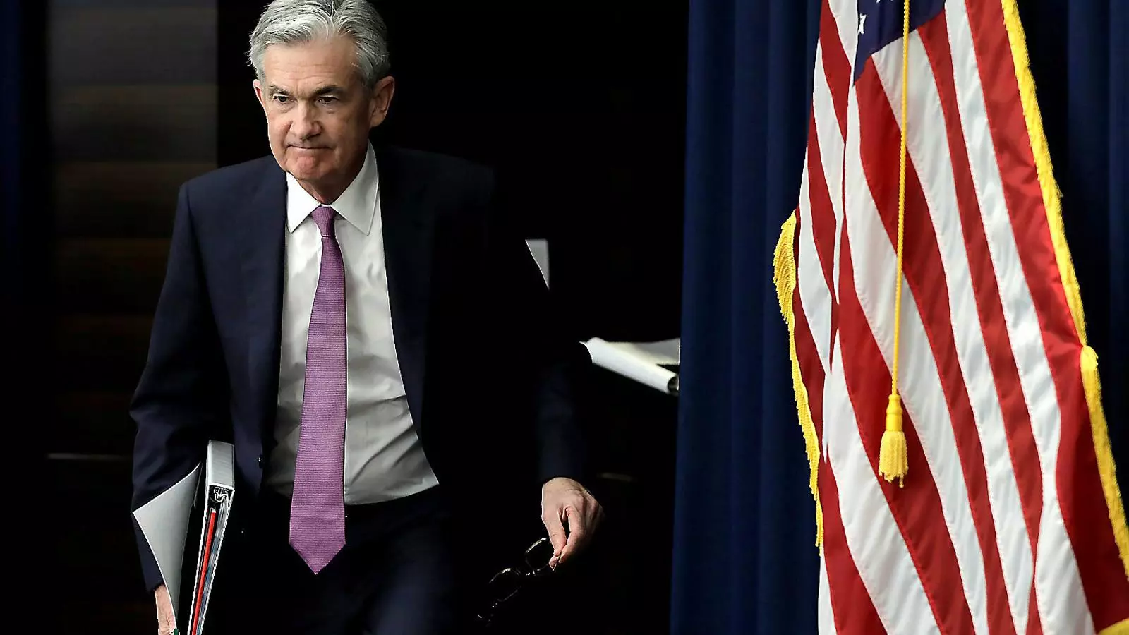 El president de la Fed, Jerome Powell, en una reunió del mes de maig.