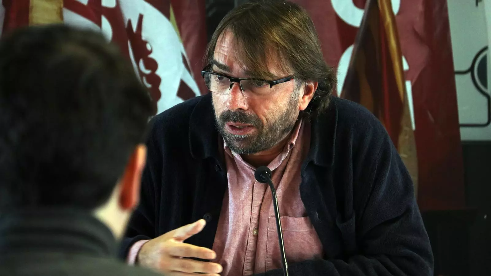 Camil Ros durant la conferència de premsa de balanç de l'any.