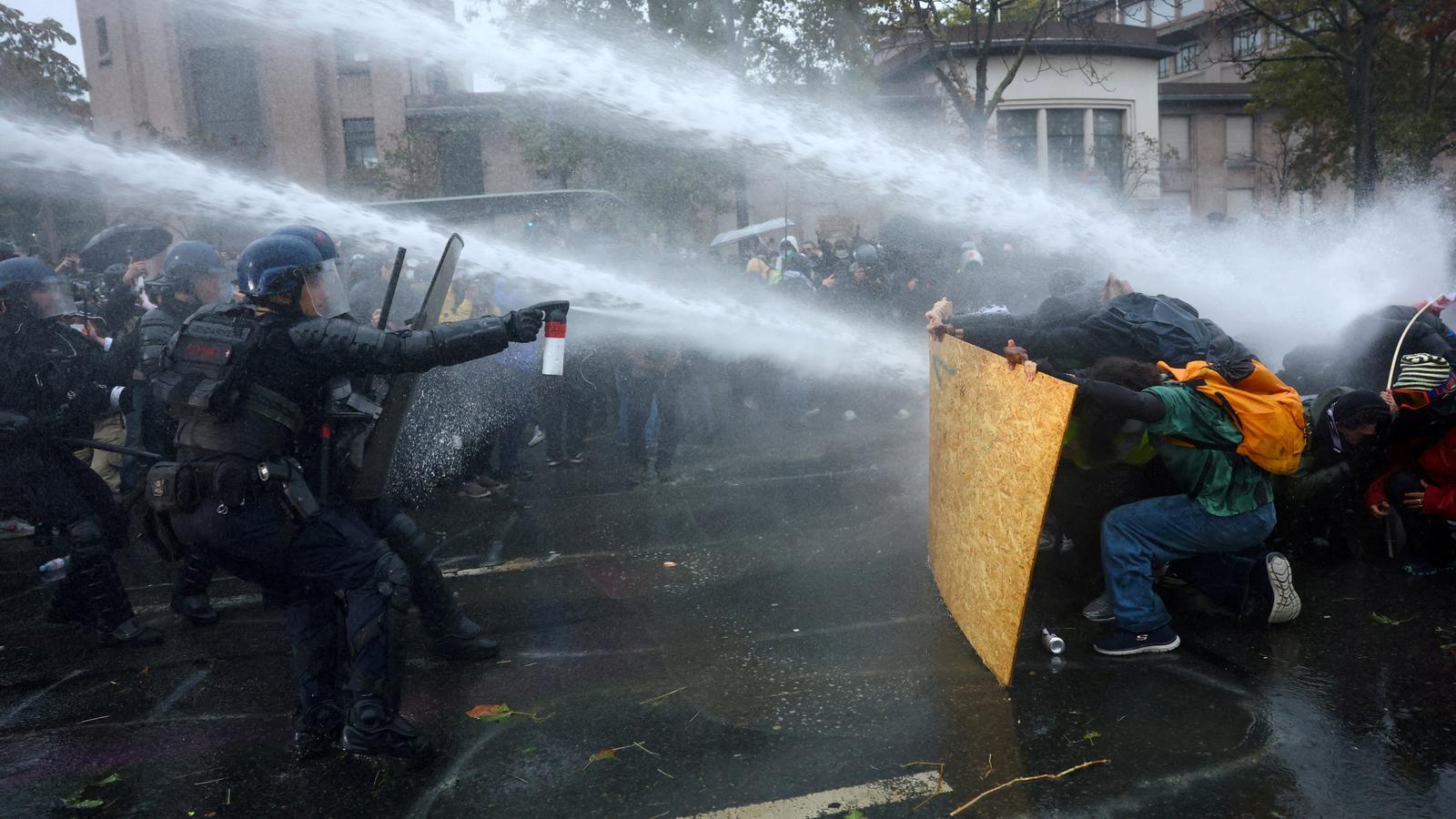 Protest in Paris on October 24th.