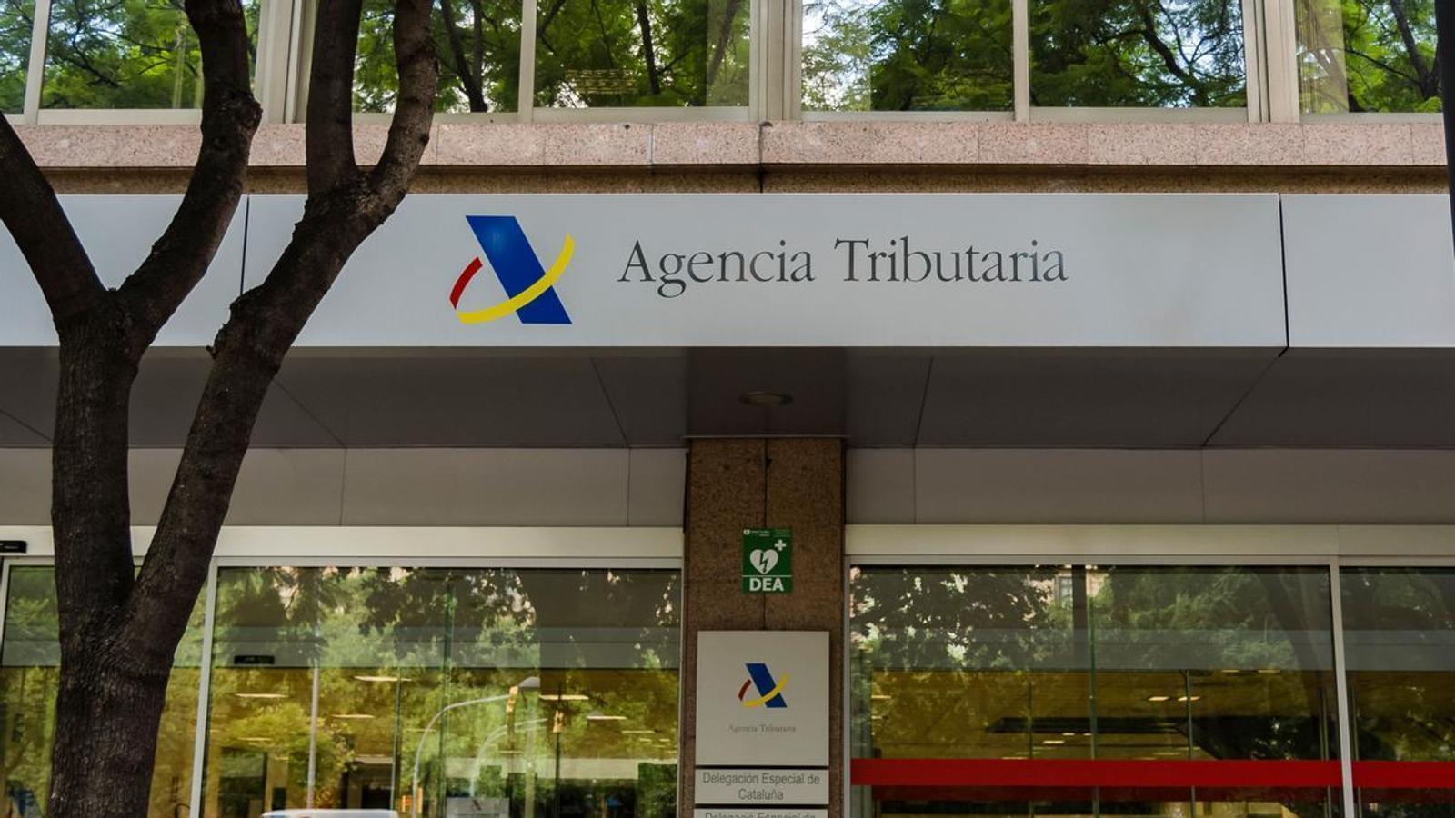 Oficinas de la Agencia Tributaria en el centro de Barcelona, en una imagen de archivo.