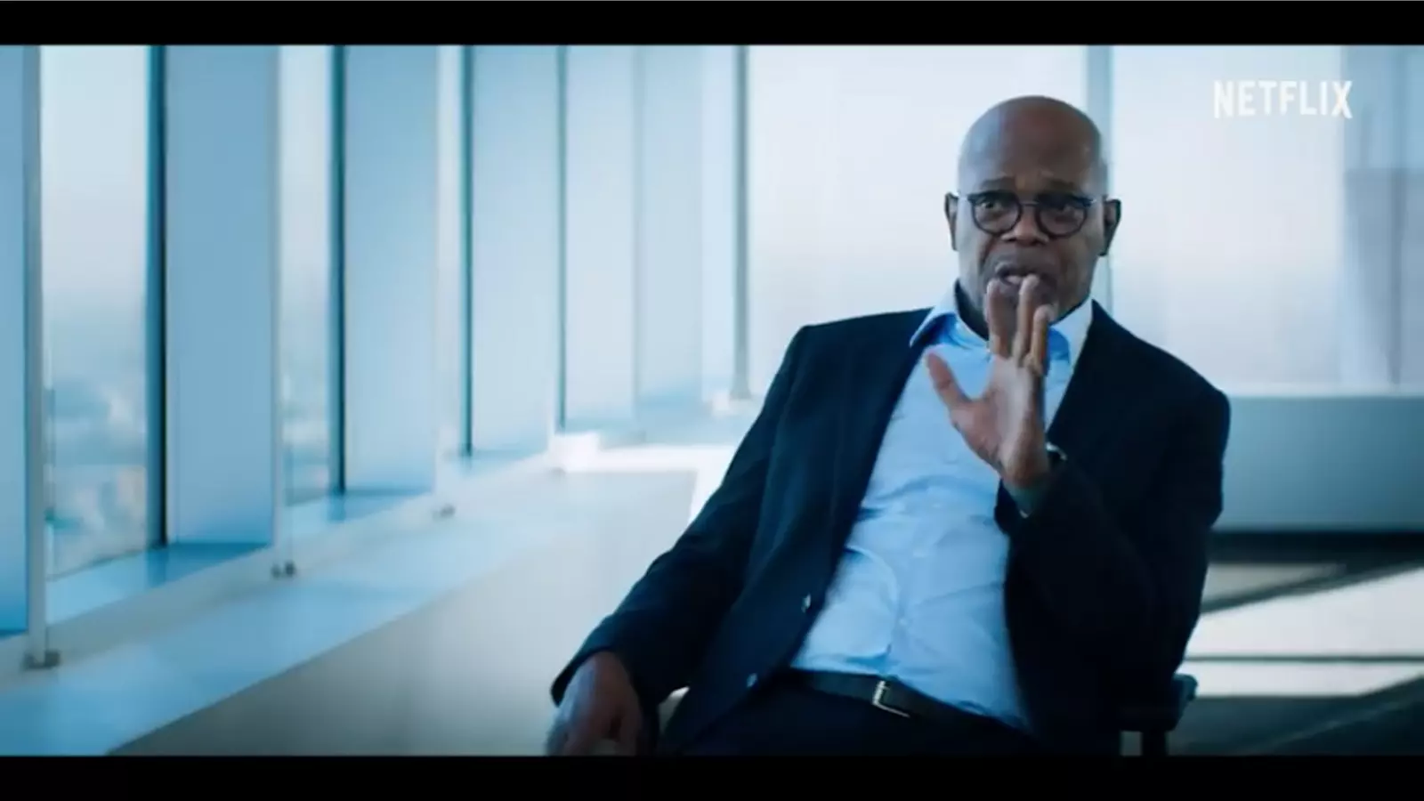 Captura de pantalla de Samuel L. Jackson a 'Death to 2020'