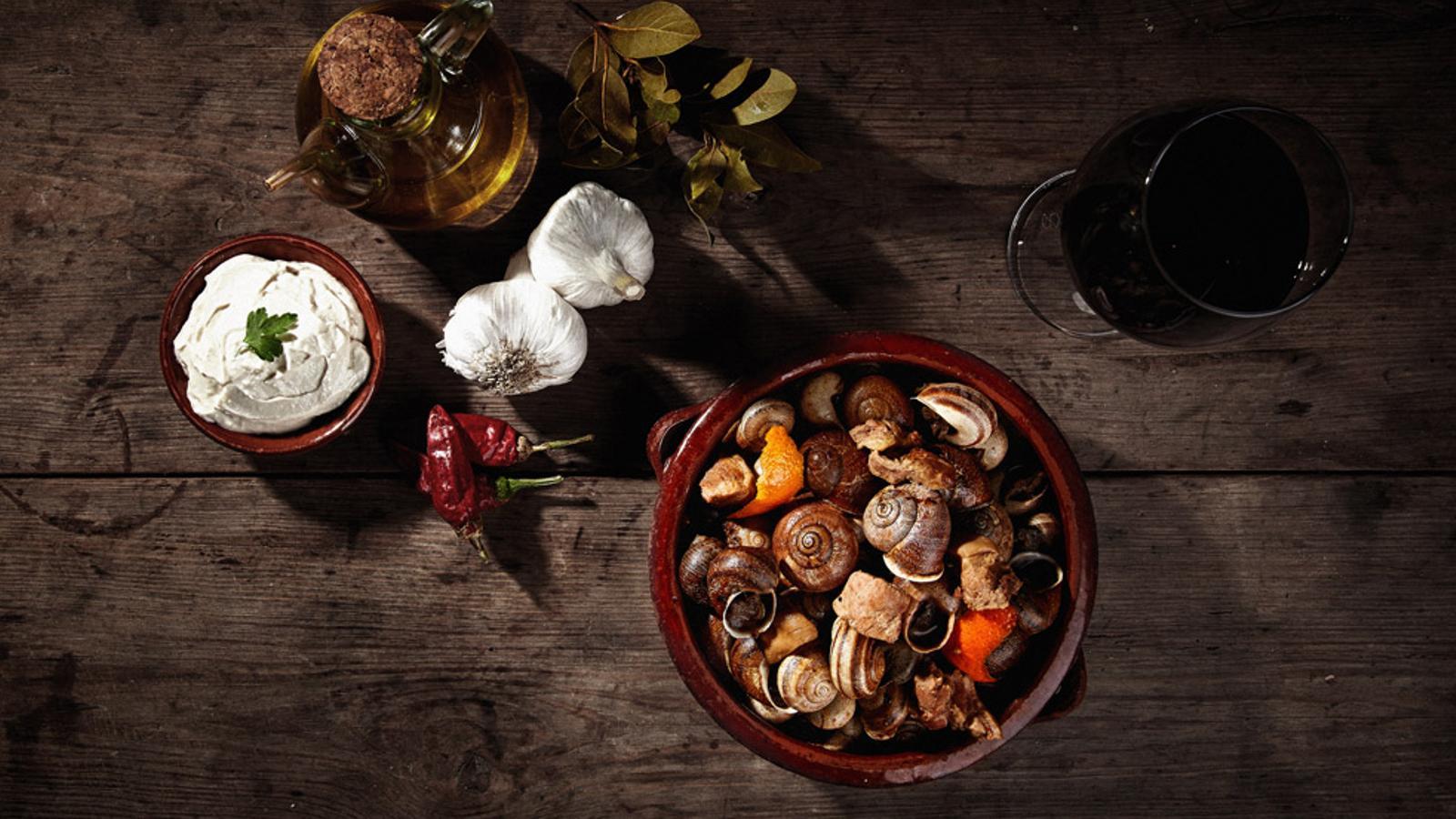 The snail dish from Bodega Petra.