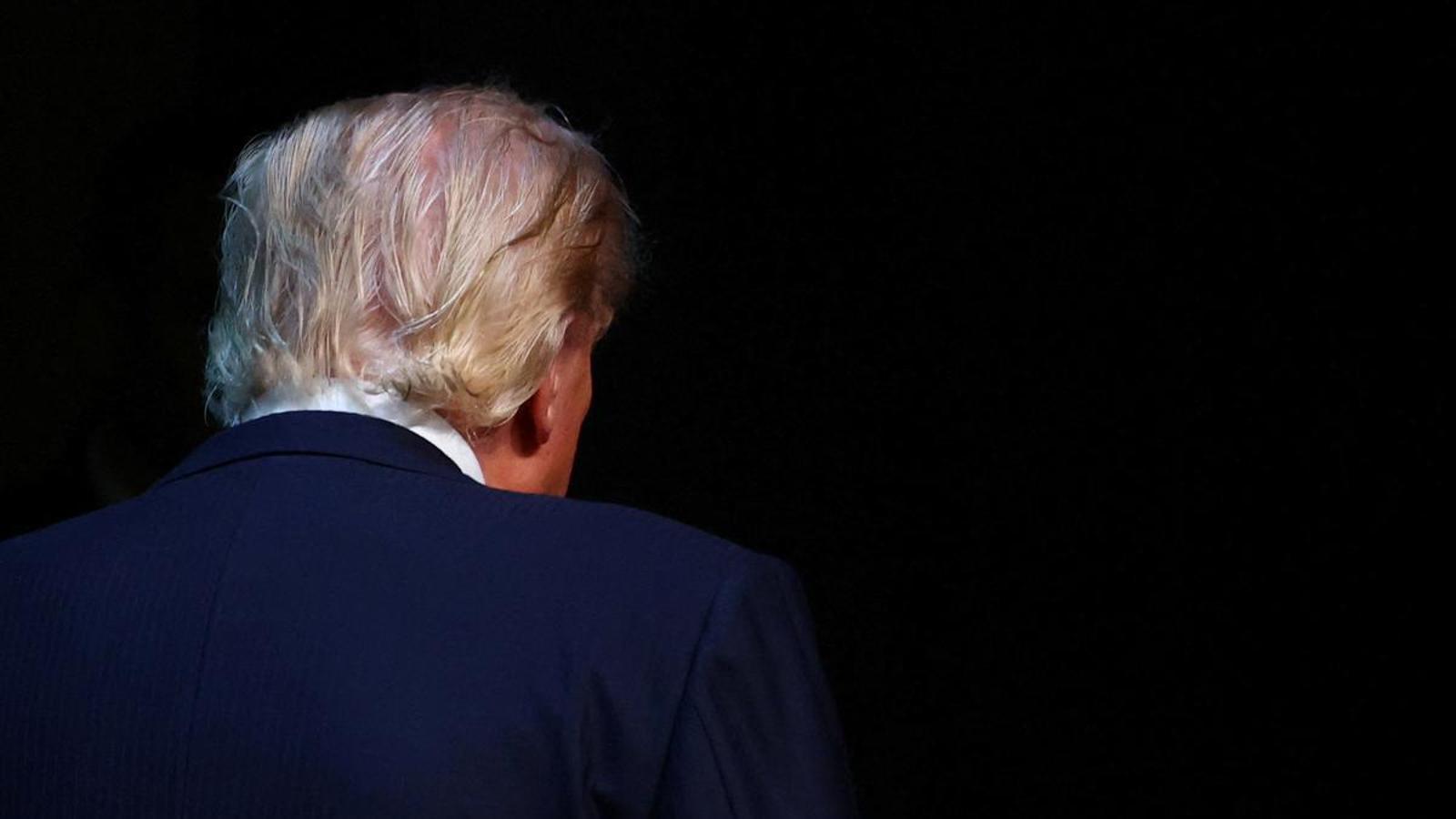 The President of the United States, Donald Trump, leaves after his participation in the NATO leaders' summit in Ankara (Turkey), on July 8, 2026.