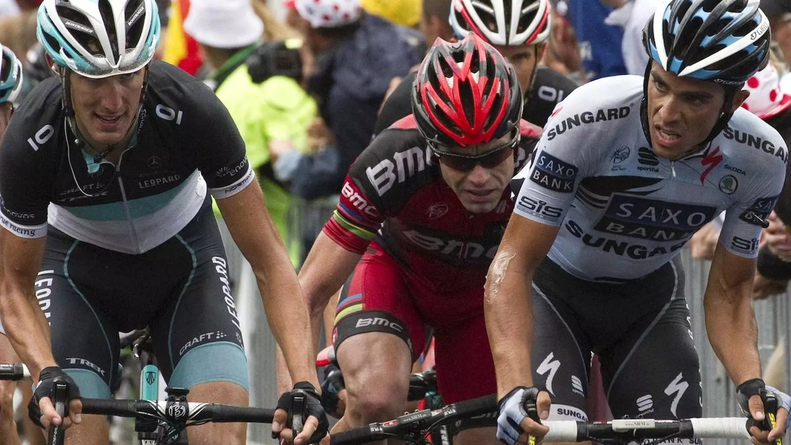 Alberto Contador va interntar desbancar a Andy Schleck a Super-Besse