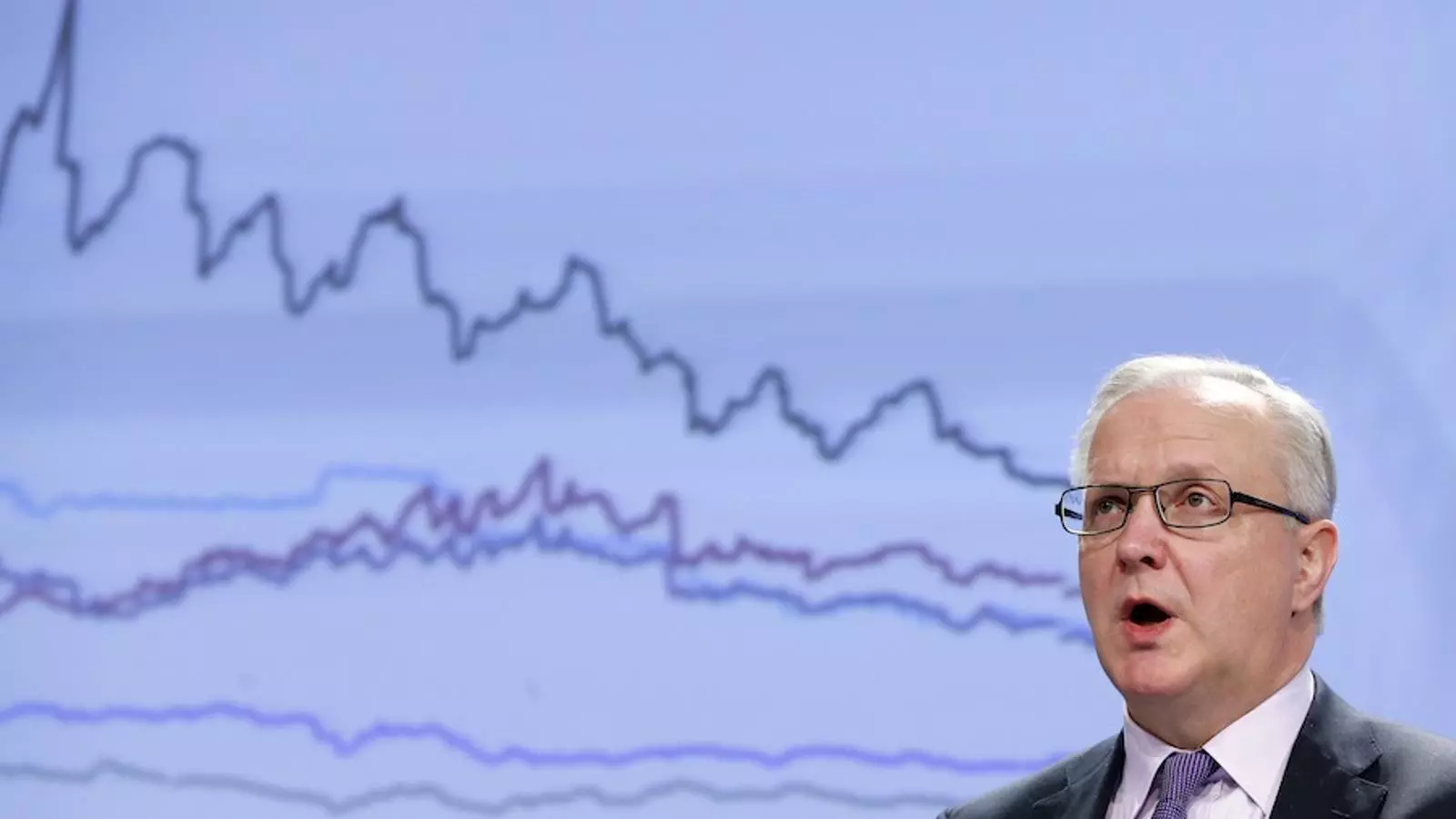 El vicepresident d'Afers Econòmics de la CE, Olli Rehn / REUTERS