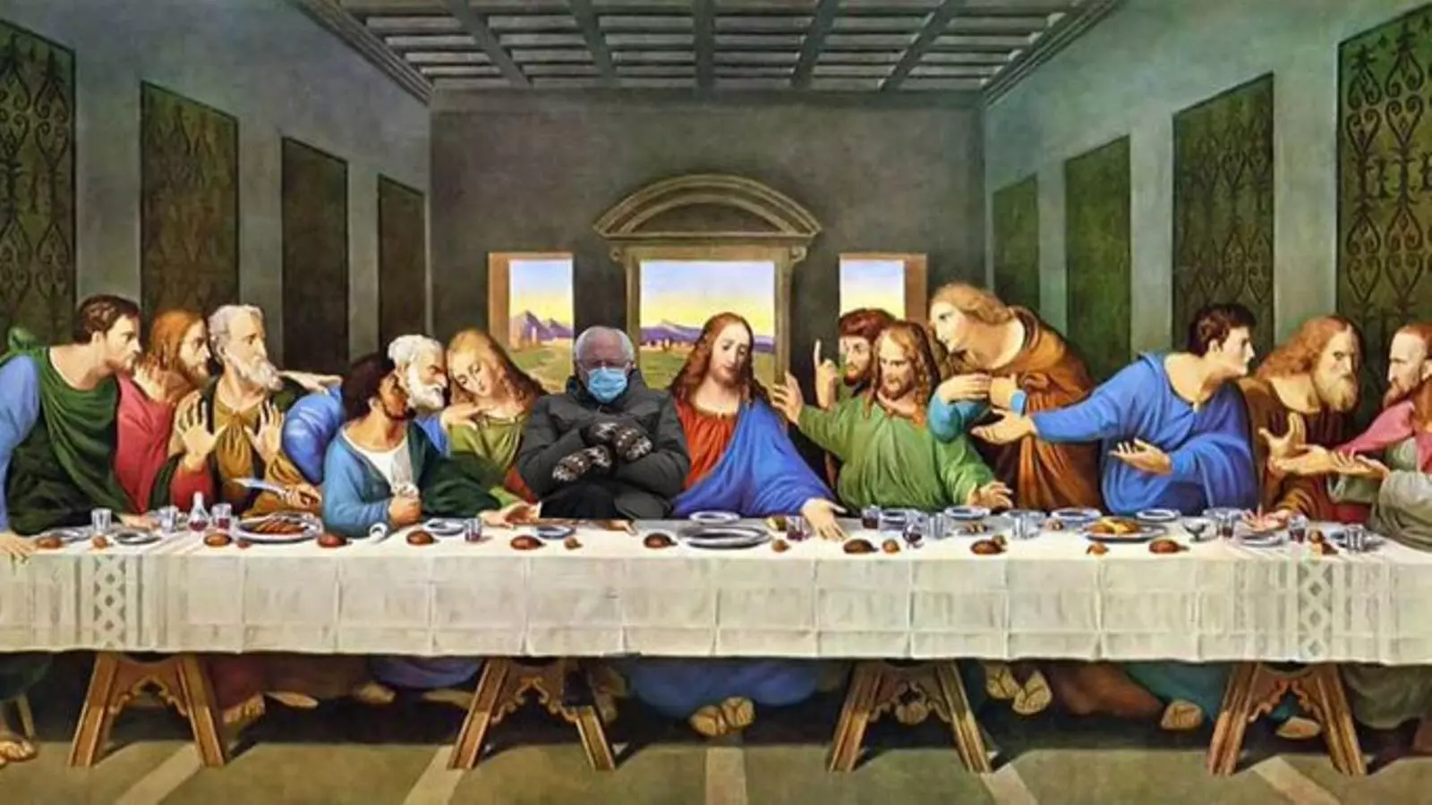 Bernie Sanders a l'últim sopar
