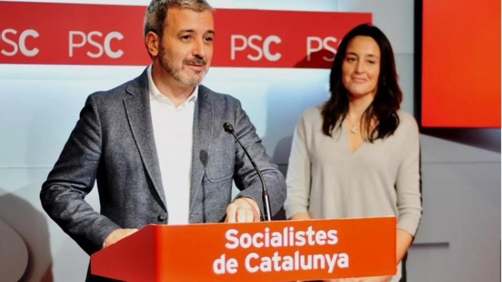 Jaume Collboni en roda de premsa aquest dilluns