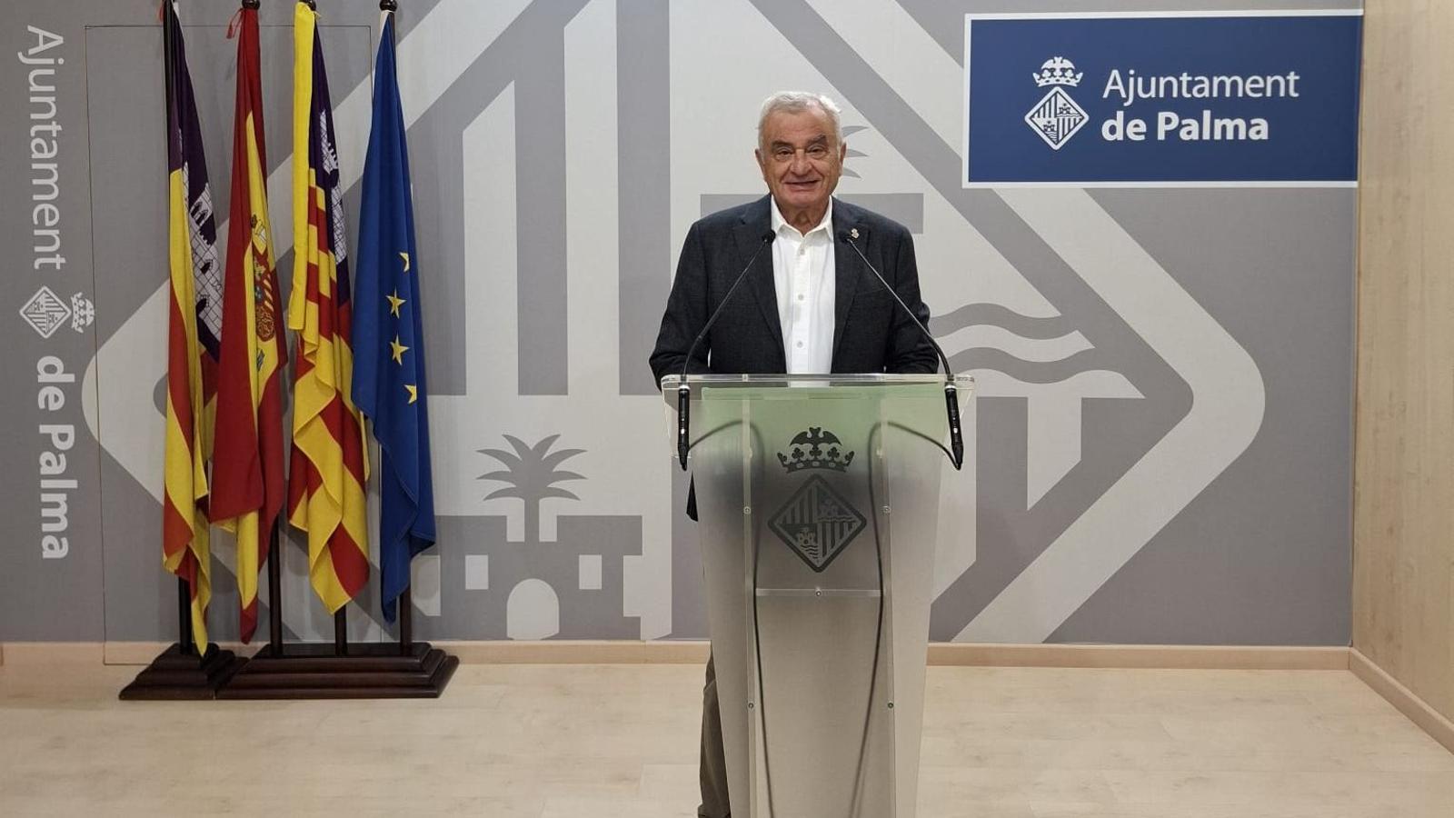 The spokesperson for Vox in Palma, Fulgencio Coll.
